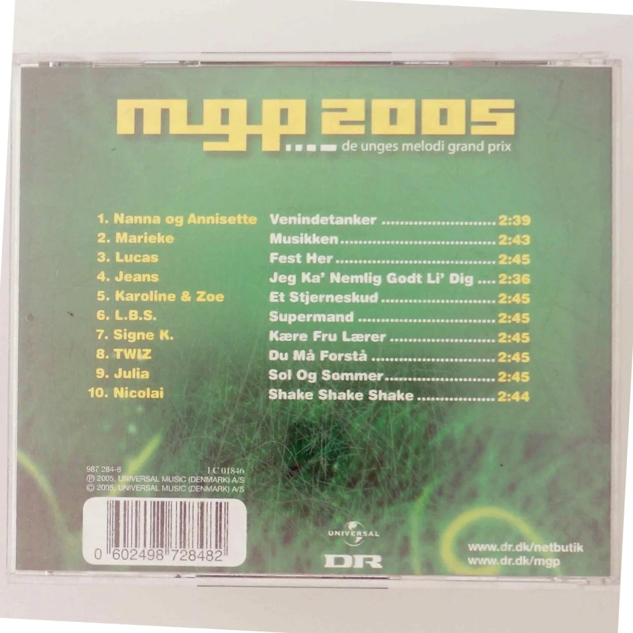 MGP 2005 CD fra Universal Music Denmark
