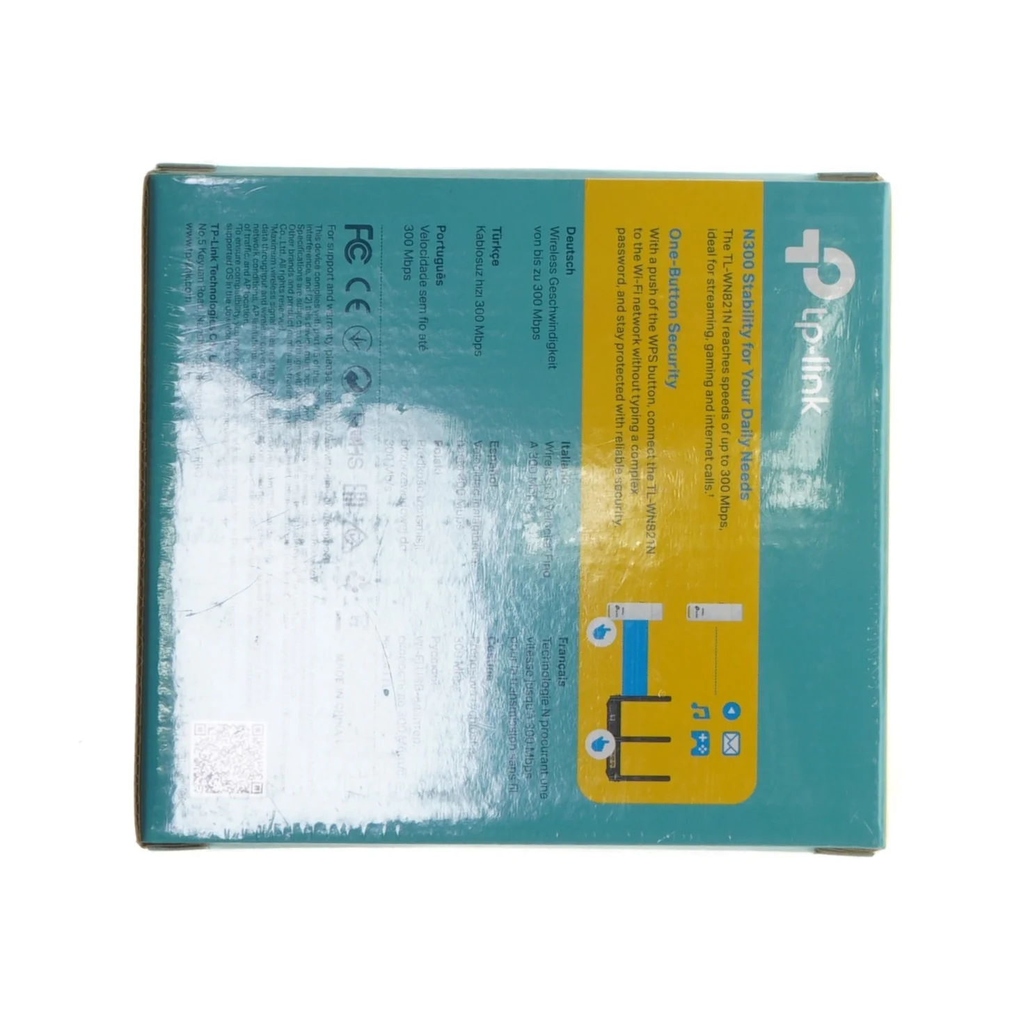 TP-Link trådløs N USB-adapter (str. 16 x 14 cm)