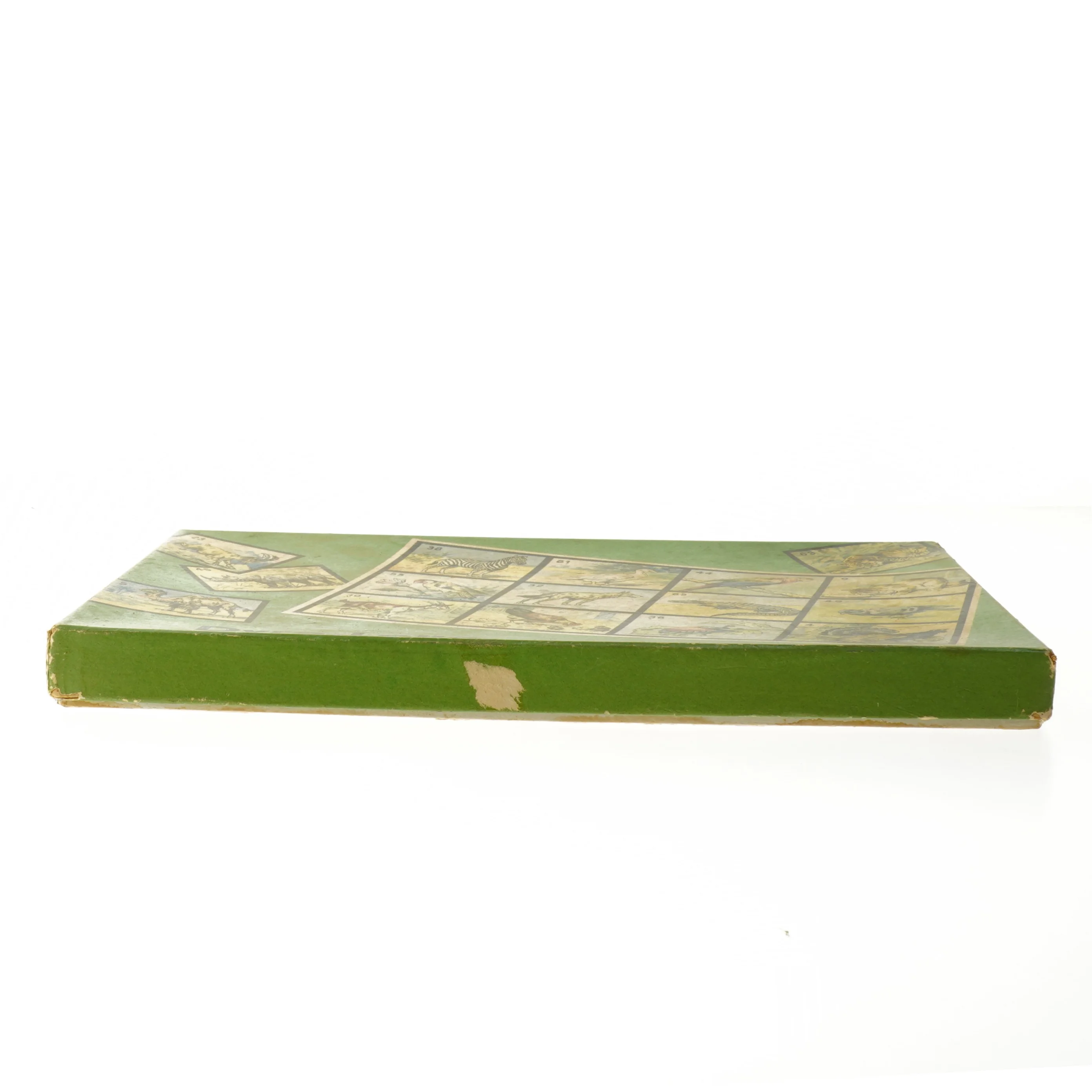 Antikt Dyre-Lotto spil (str. 3x32x22 cm)