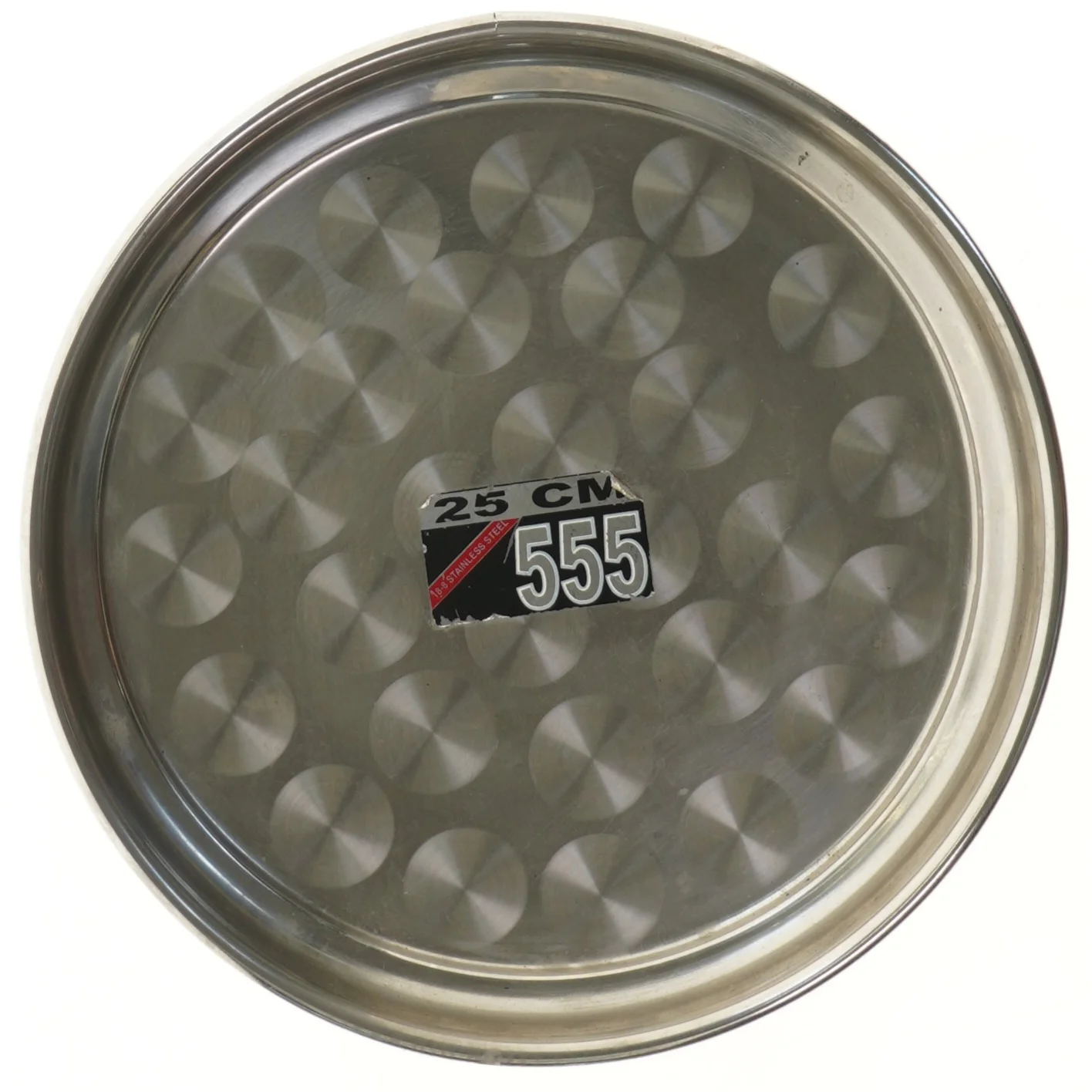 Rustfri stål bakke (str. 25 cm)