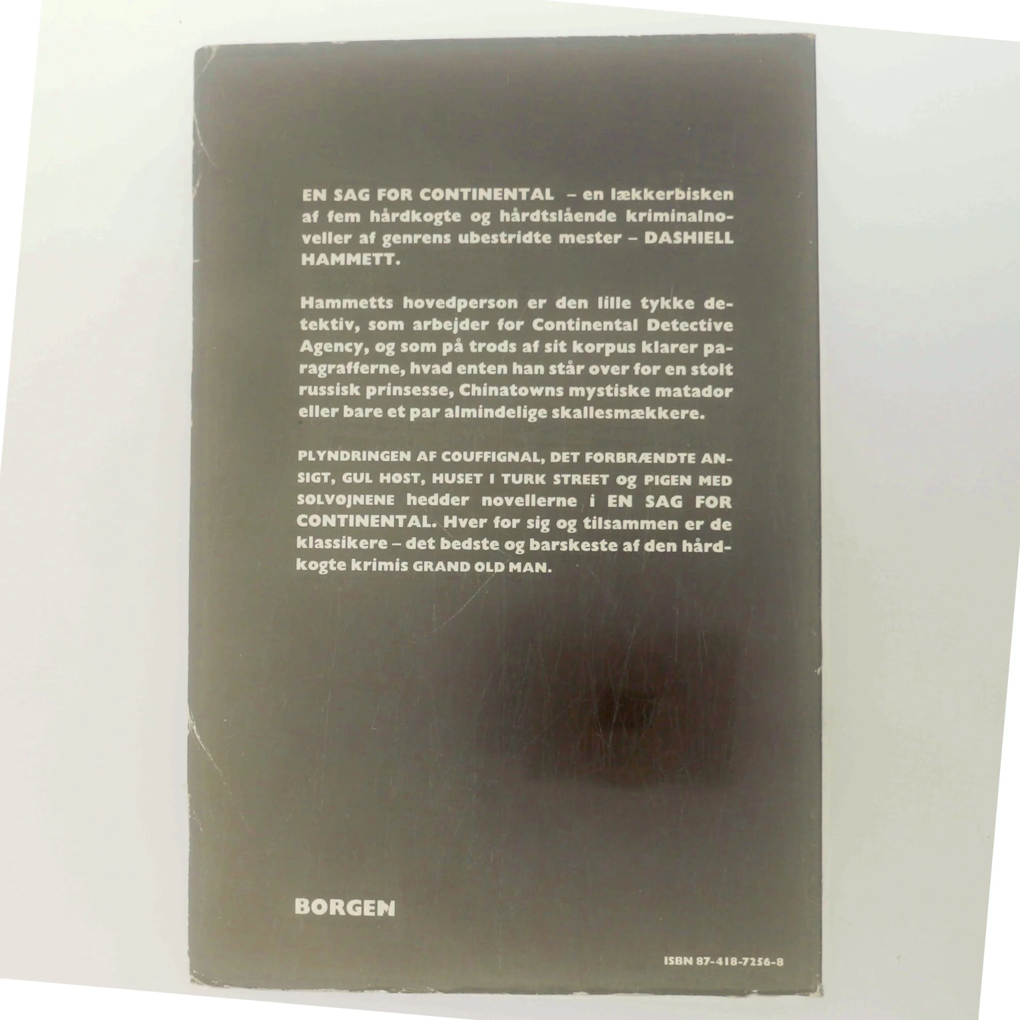 En Sag For Continental af Dashiell Hammett (Bog)