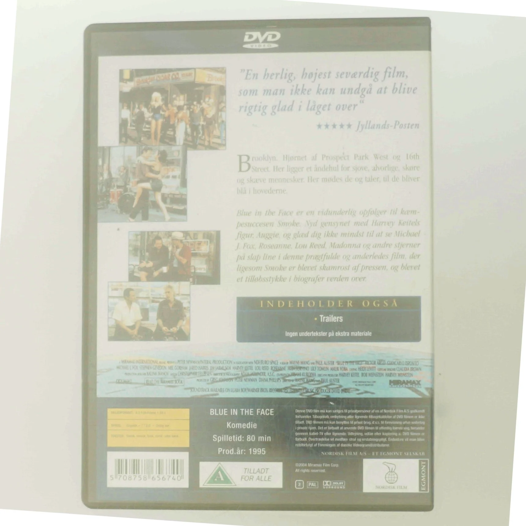 Blue in the Face med Harvey Keitel (DVD)