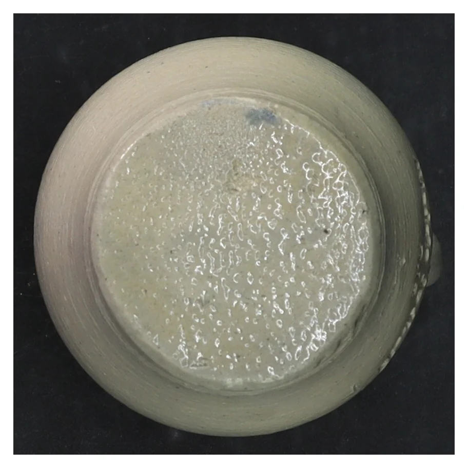 Keramikflaske med prop (str. H. 13 cm)