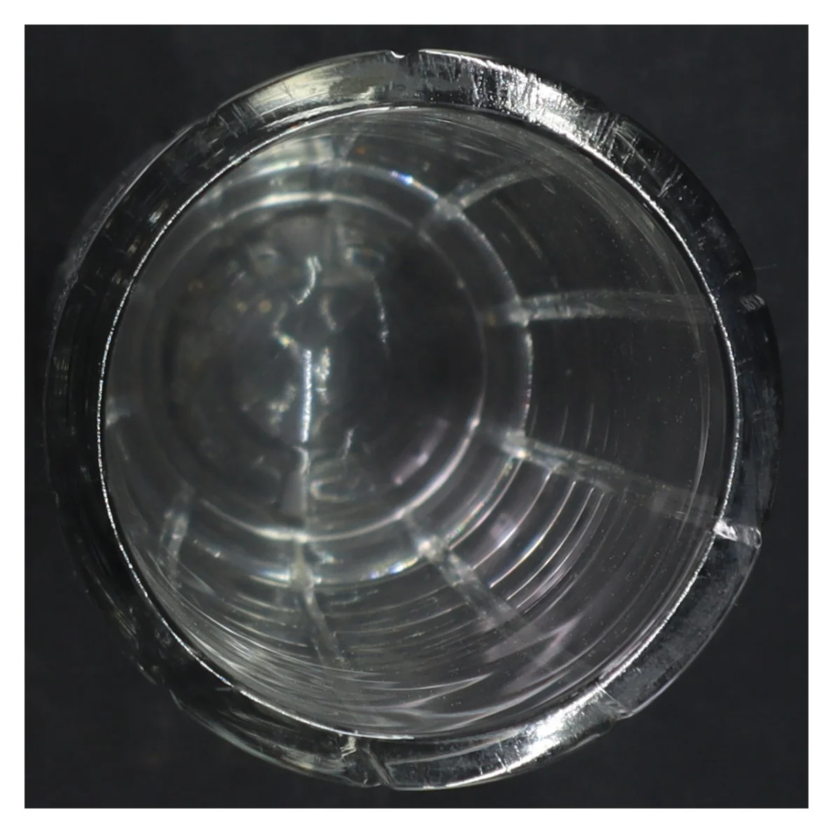 Glasvase (str. Ø 9 cm. længde, 28 cm)