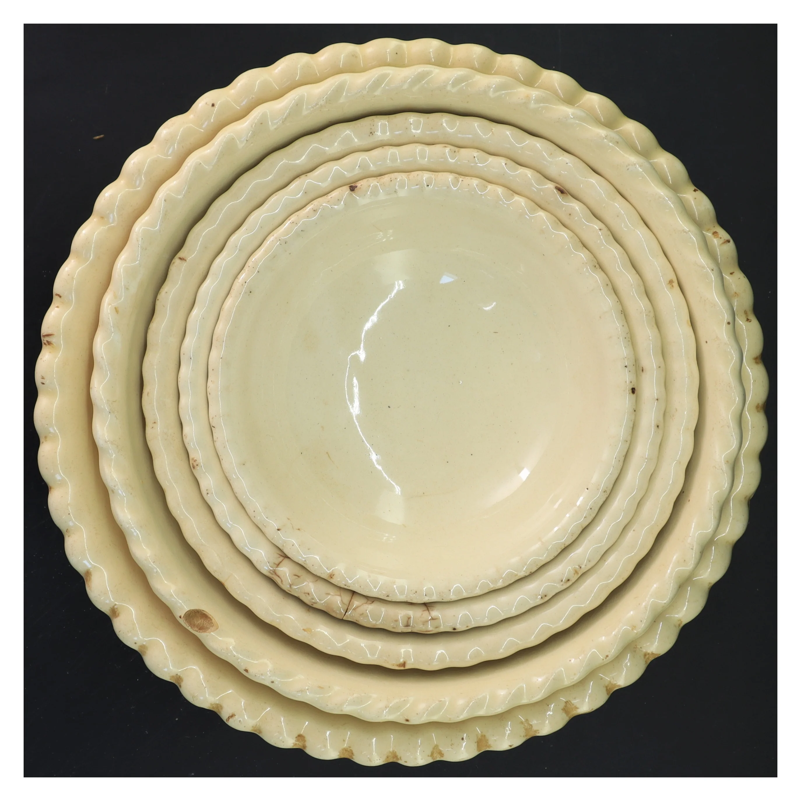 Sæt med skåle (str. Ø 26x7&ø23x7&ø20x5&ø17x4&ø15x4 cm)