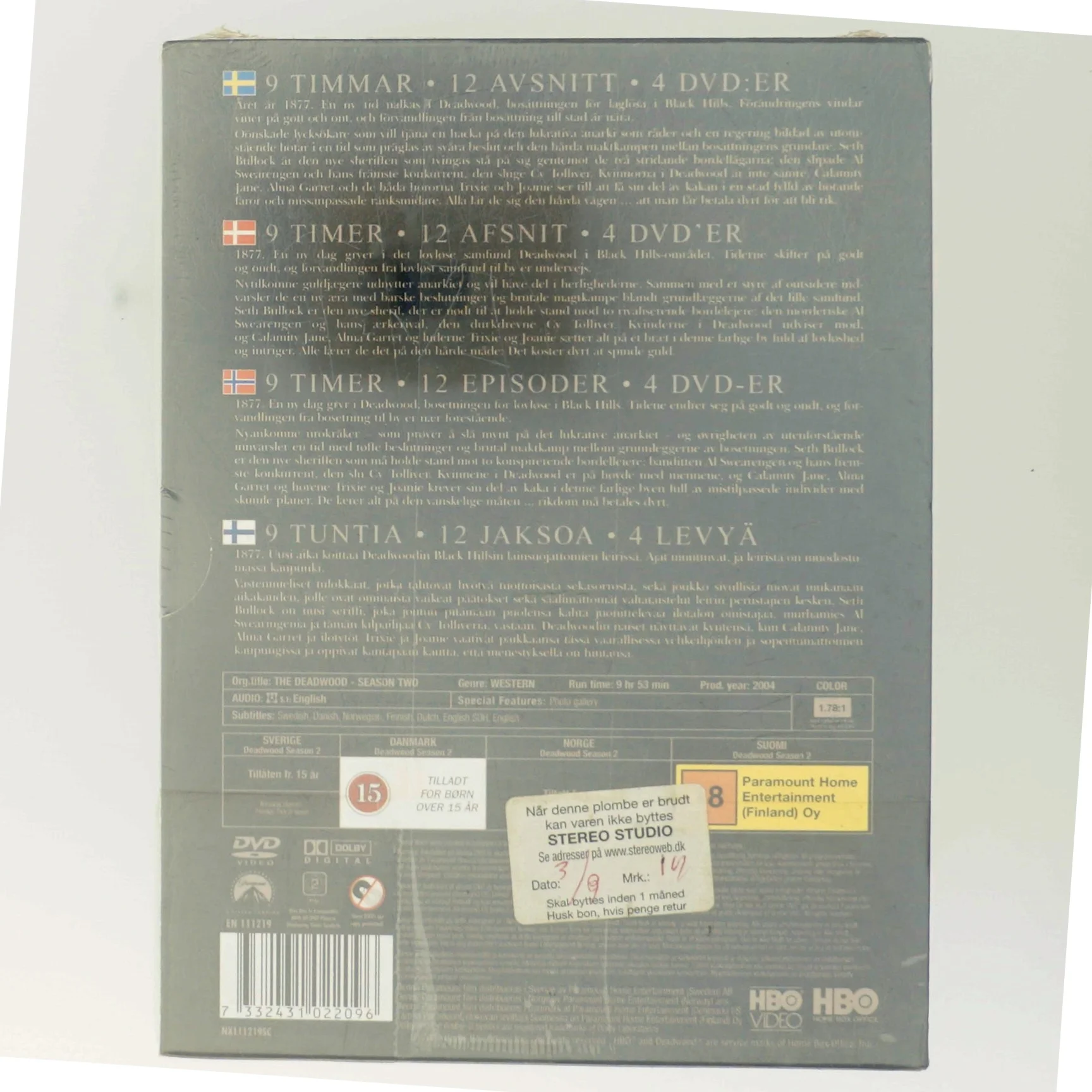 Deadwood: The Complete Season 2 (DVD BOX)