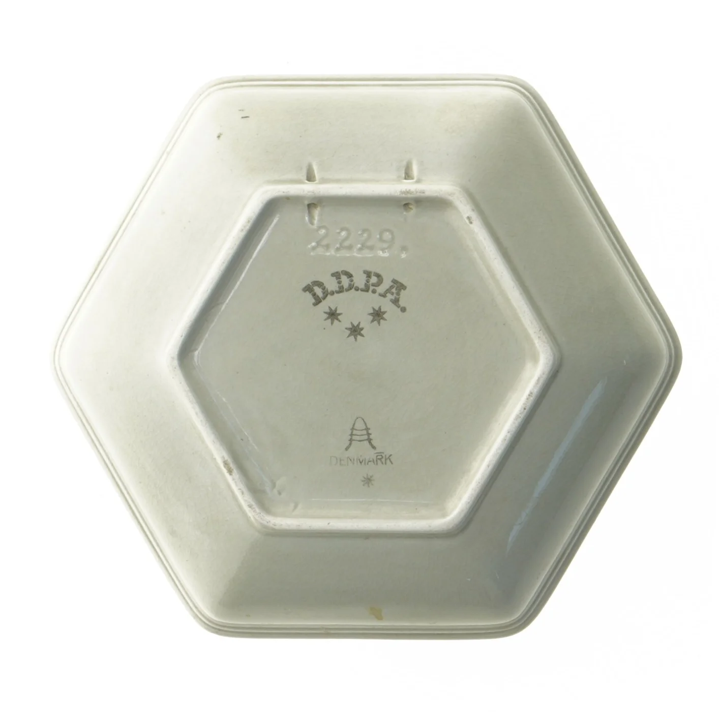 Vintage askebæger med Esso motiv fra DDPA (str. Ø 16 cm)