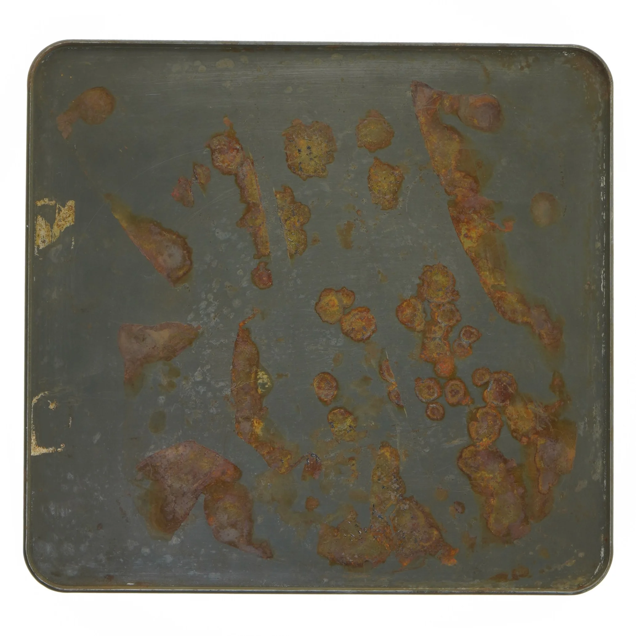 Vintage metal tin (str. 9x23x23 cm)