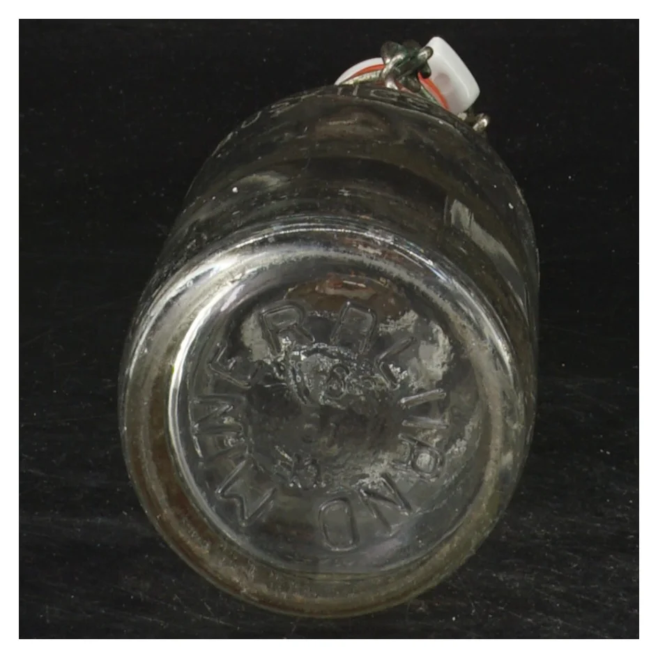 Glasflaske med patentlåg  (str. 21 cm)