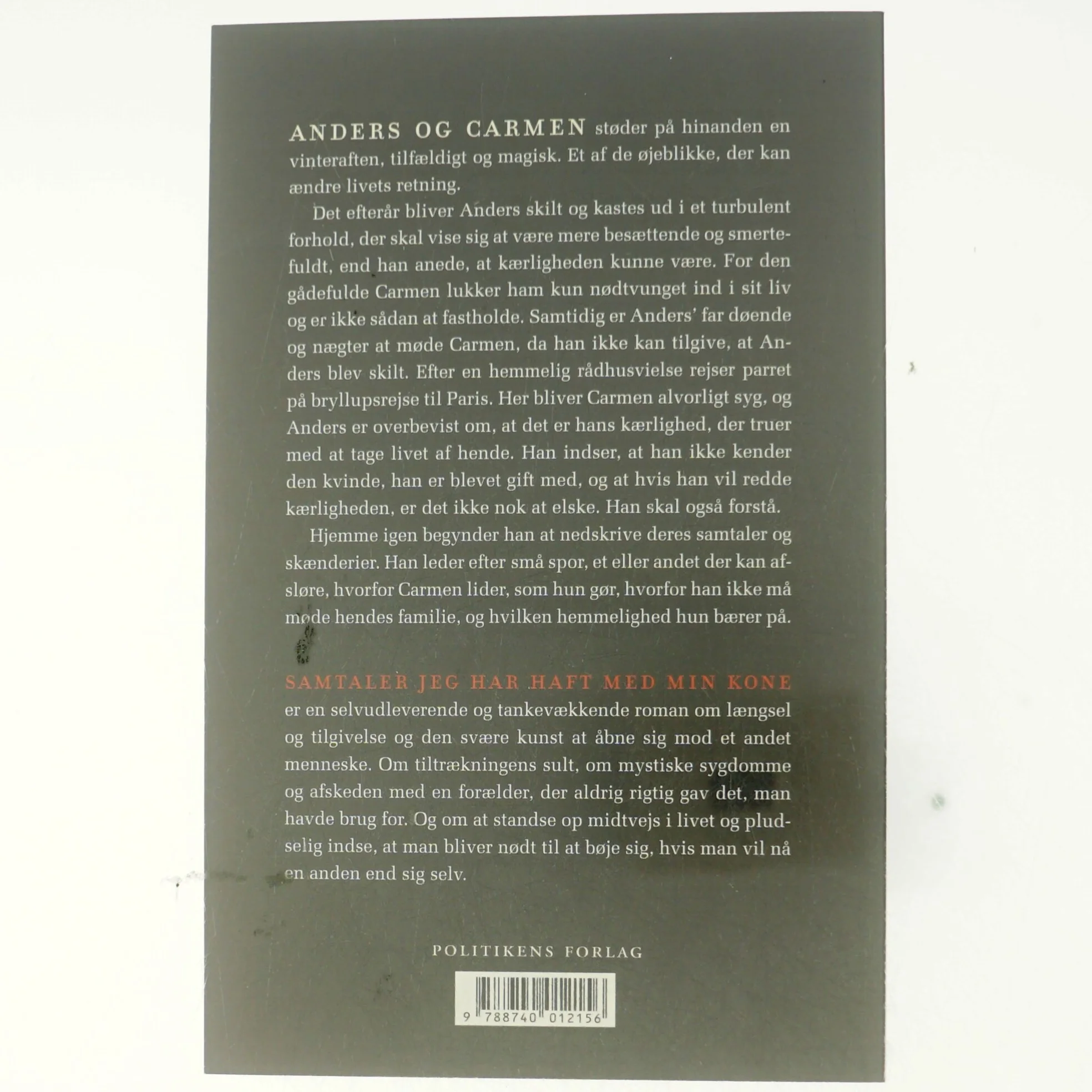 Samtaler jeg har haft med min kone af Anders Rønnow Klarlund (Bog)