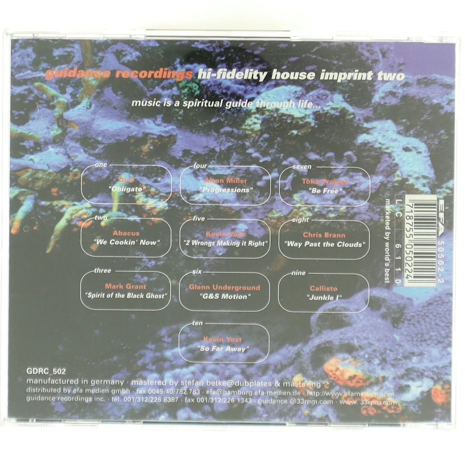 'Guidance Recordings Hi-Fidelity House Imprint Two'.