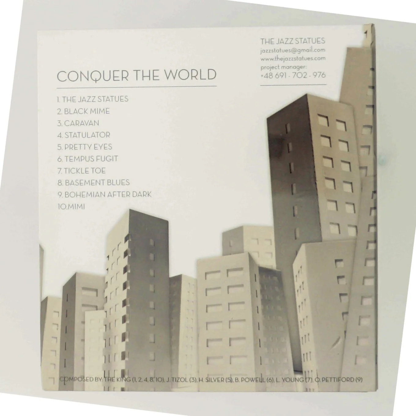Jazz CD, 'CONQUER THE WORLD' 