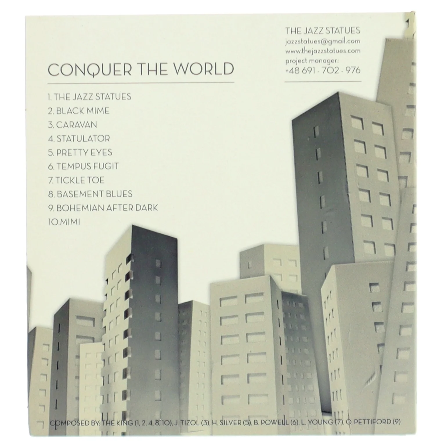 Jazz CD, 'CONQUER THE WORLD' 