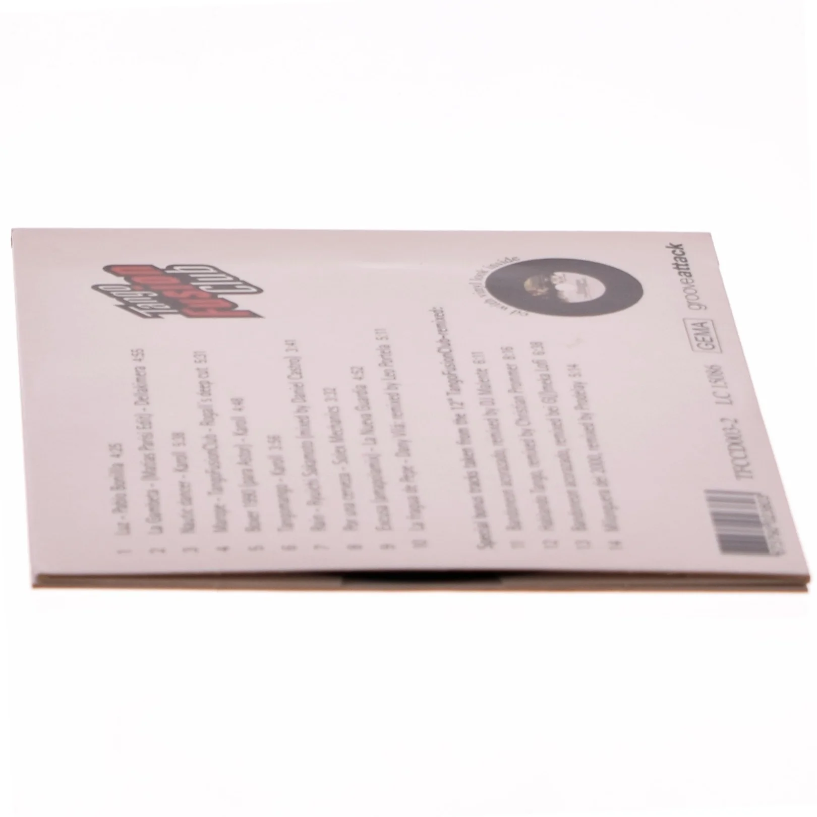 CD med elektronisk tango musik fra Tango Fusion Club