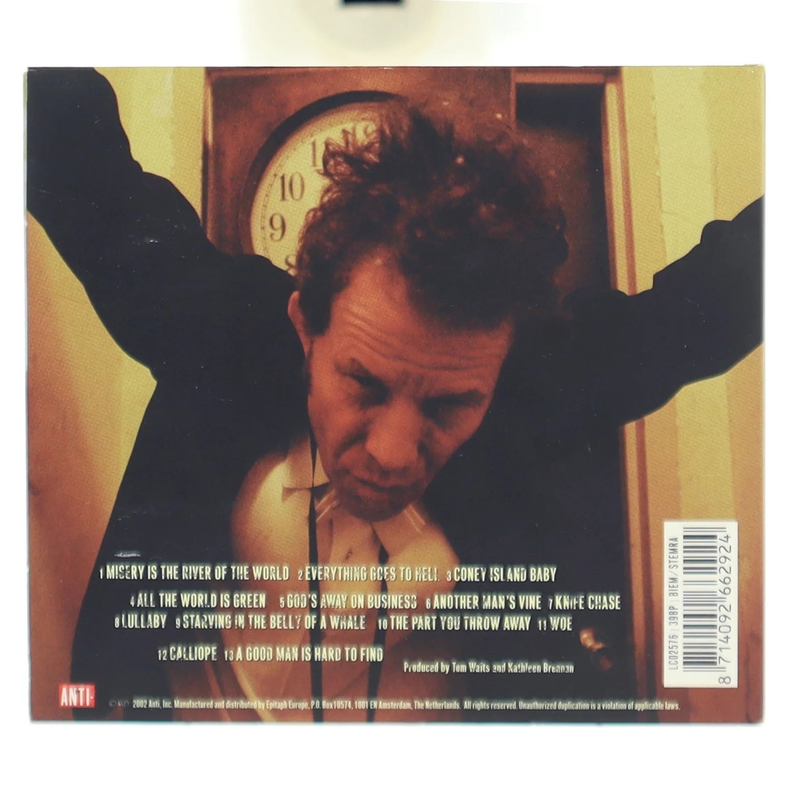 Tom Waits 'Blood Money' CD