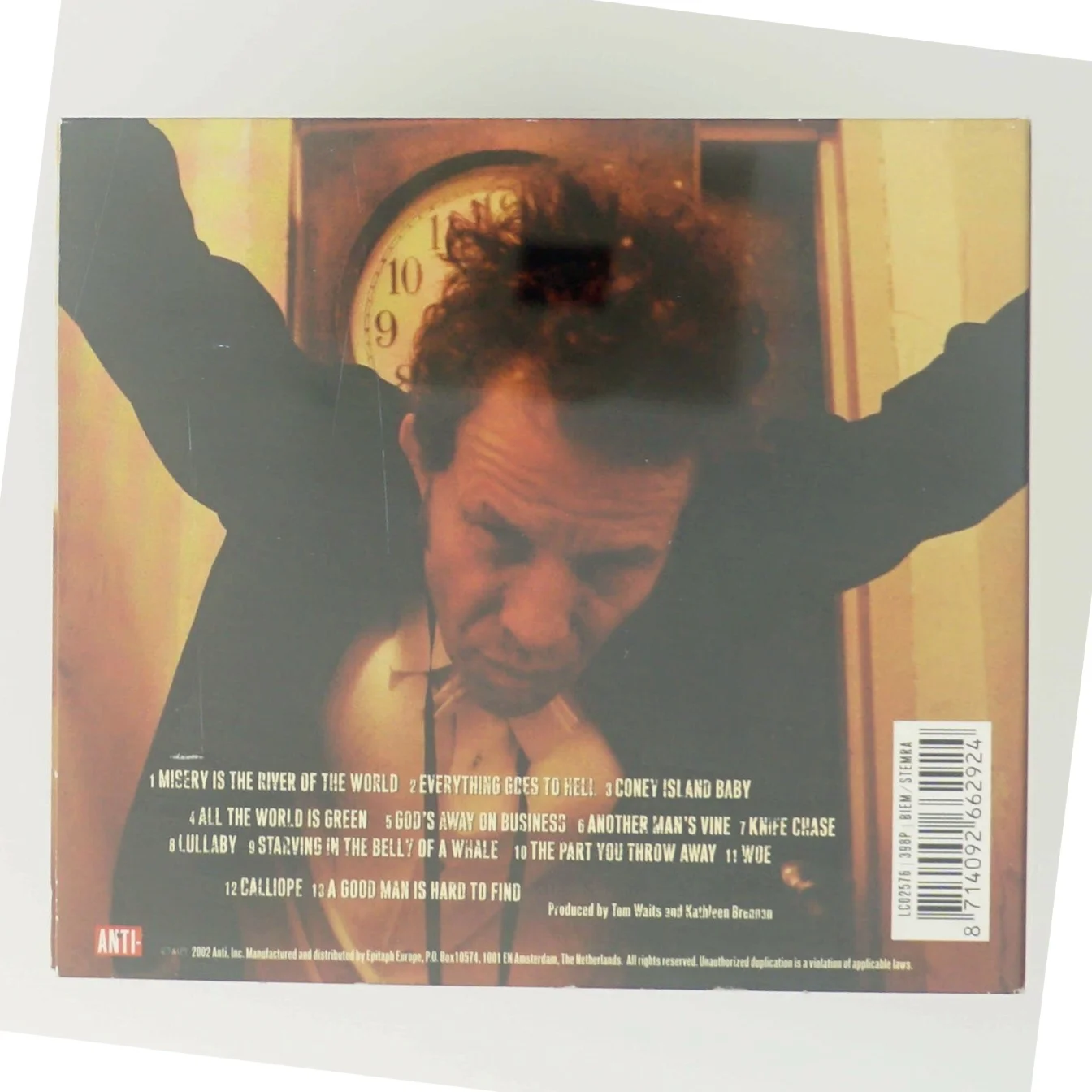 Tom Waits 'Blood Money' CD