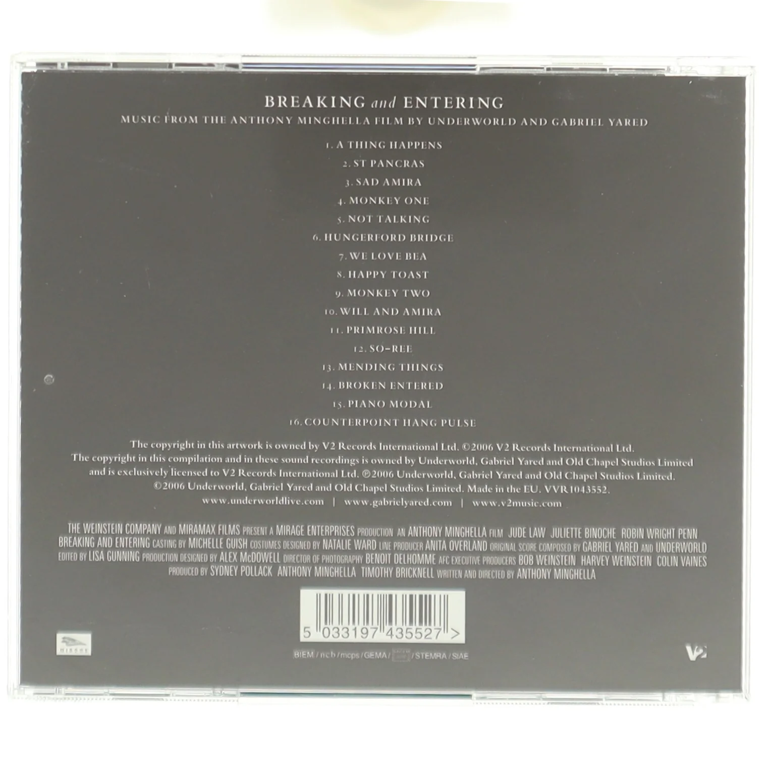 Breaking and entering fra V2 Records