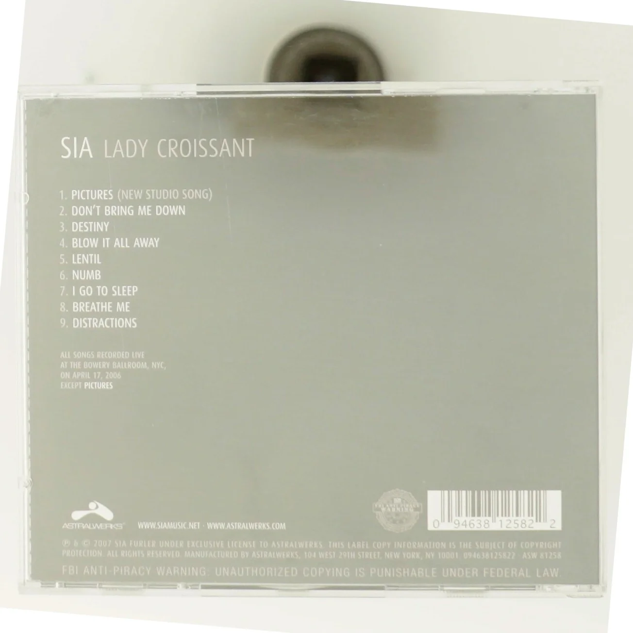 Sia - Lady Croissant CD
