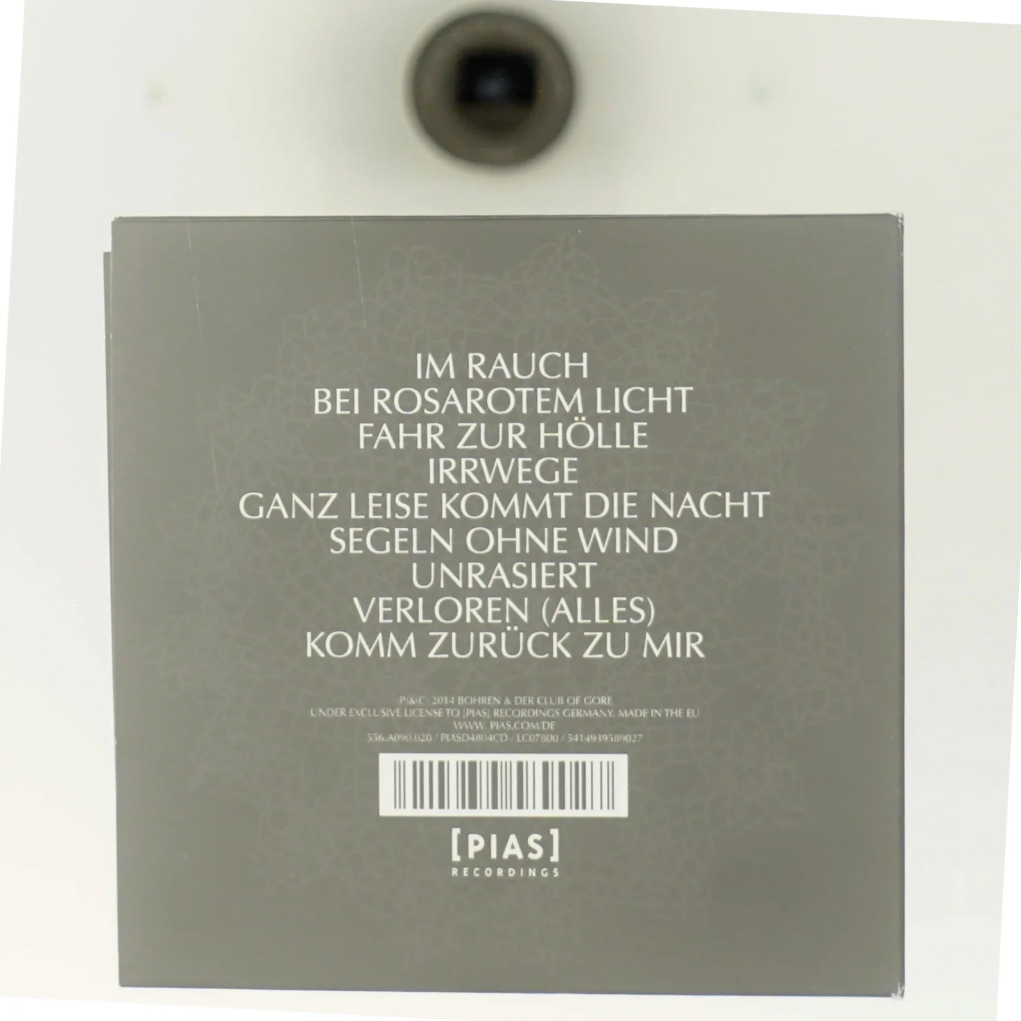 CD - Bohren & der Club of Gore - Piano Nights fra [PIAS] Recordings