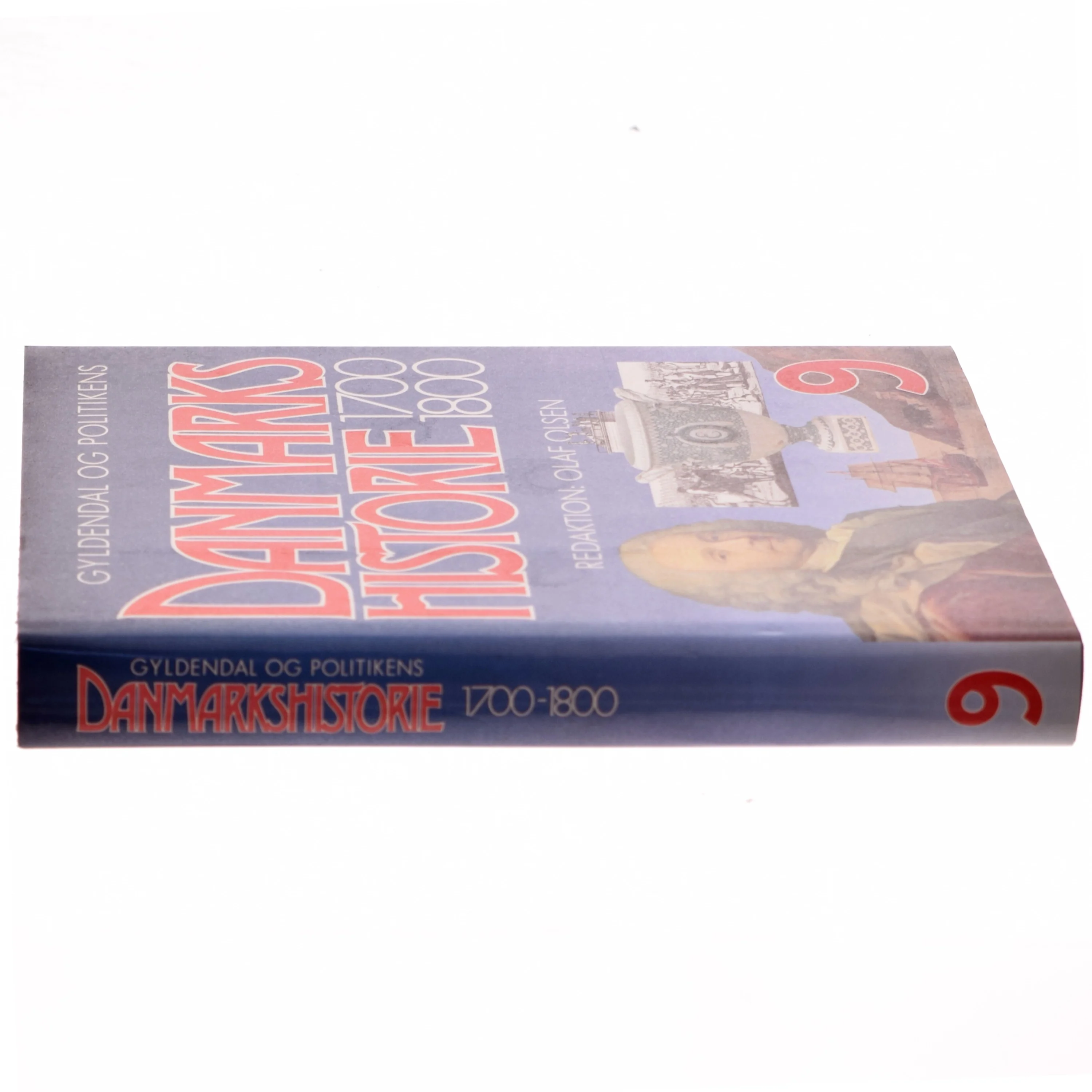 Danmarks Historie 1700-1800 bog fra Gyldendal og Politikens