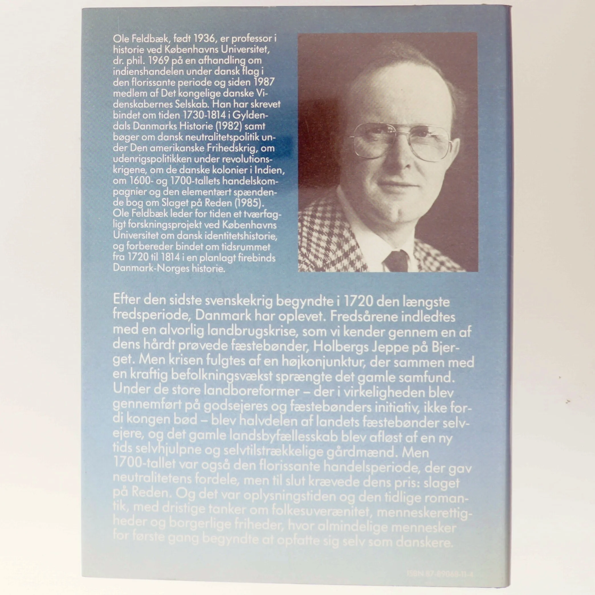 Danmarks Historie 1700-1800 bog fra Gyldendal og Politikens