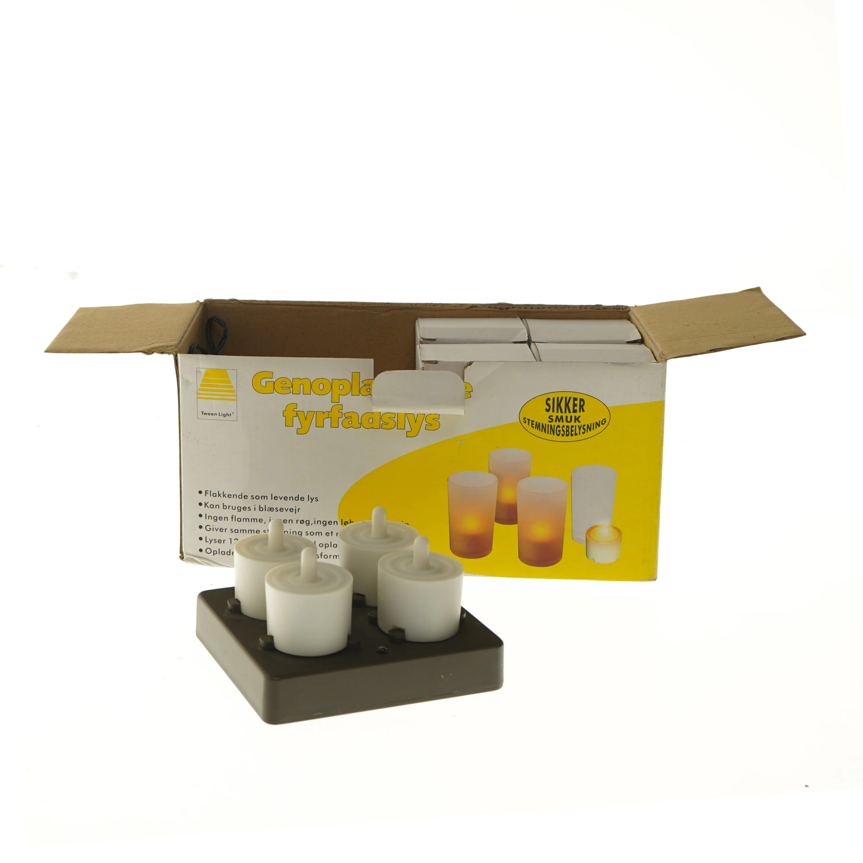 Genopladelige fyrfadslys