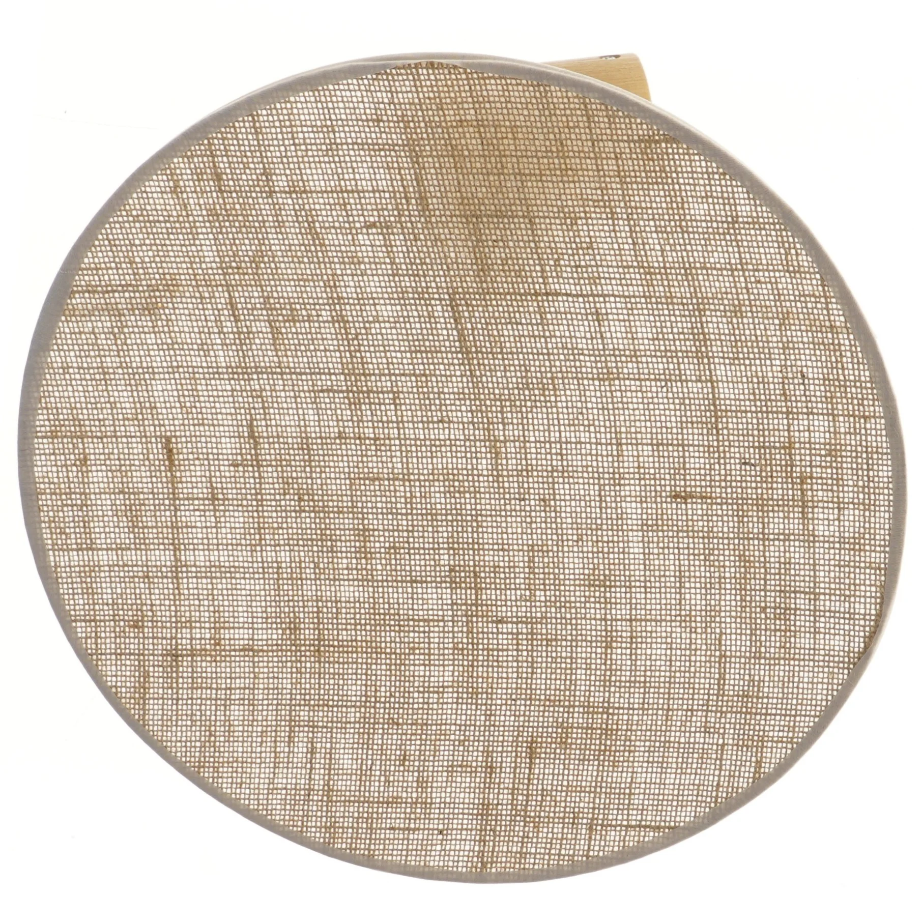 Væglampe med stofskærm (str. Ø 35 cm)