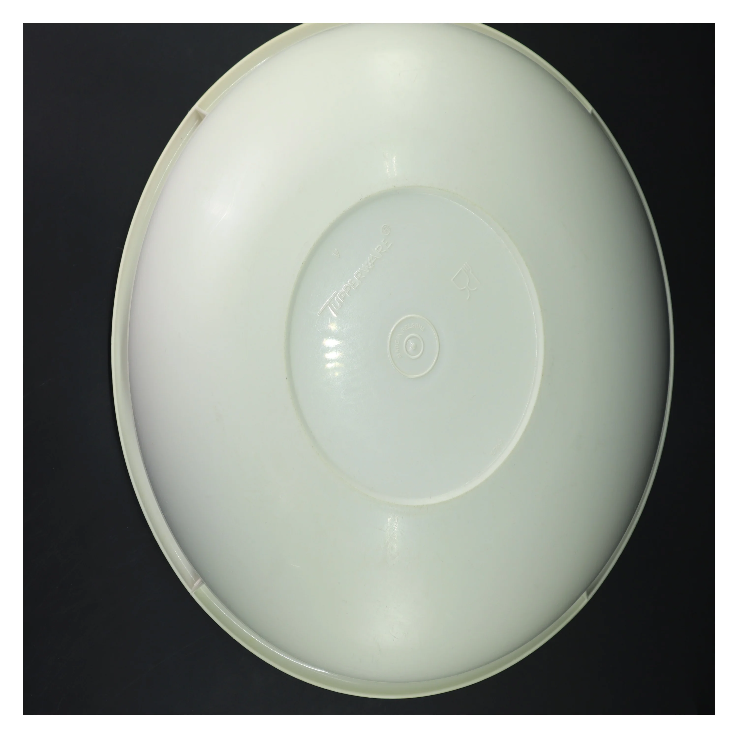 Plastikskål med låg fra Tupperware (str. Ø 33 cm)