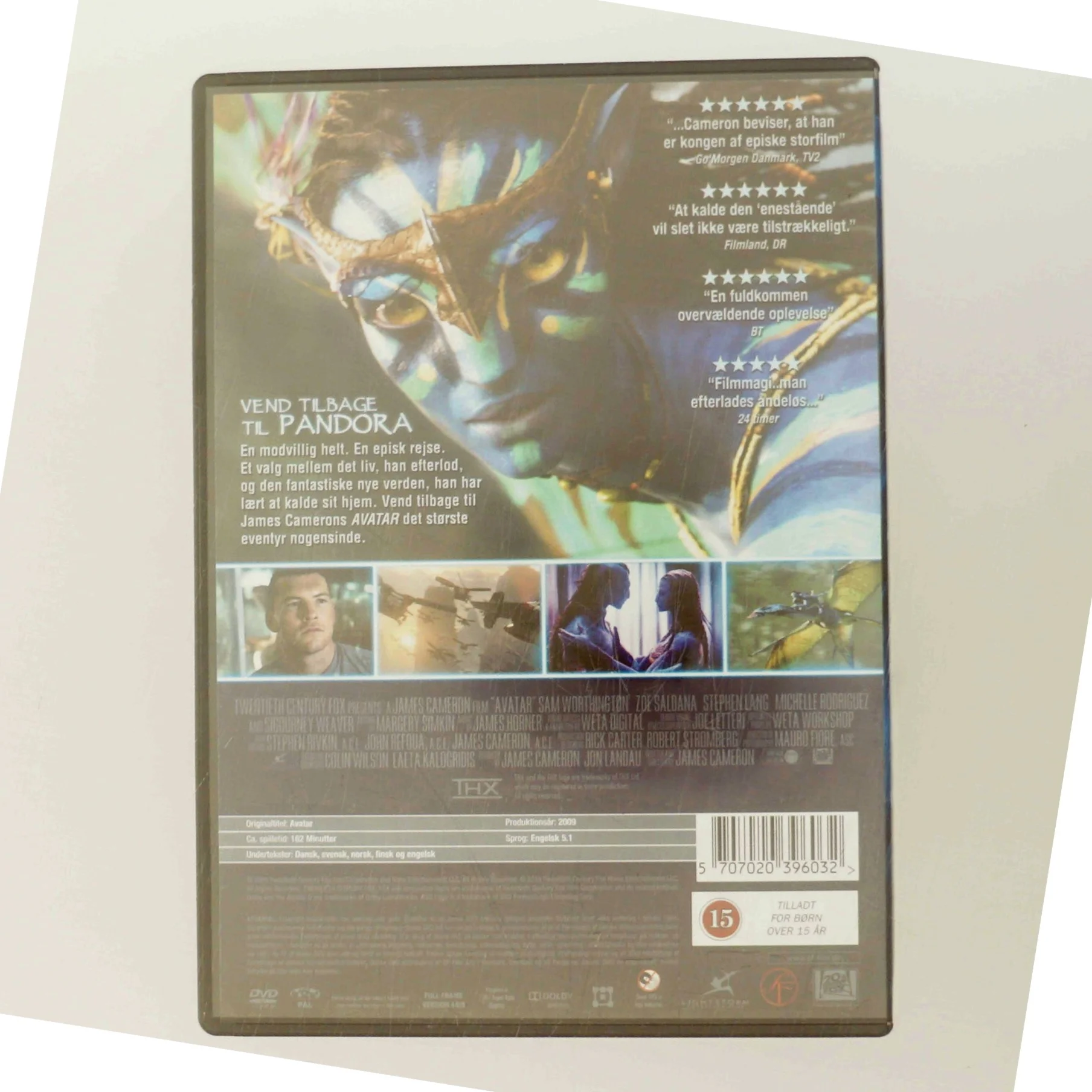 Avatar                            <span class="label label-blank pull-right">Uudlejet lejefilm edition</span> med Sam Worthington (DVD)