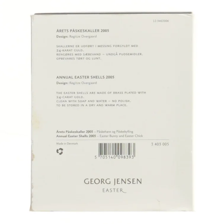 Georg Jensen påskeophæng fra Georg Jensen (str. 6 cm)