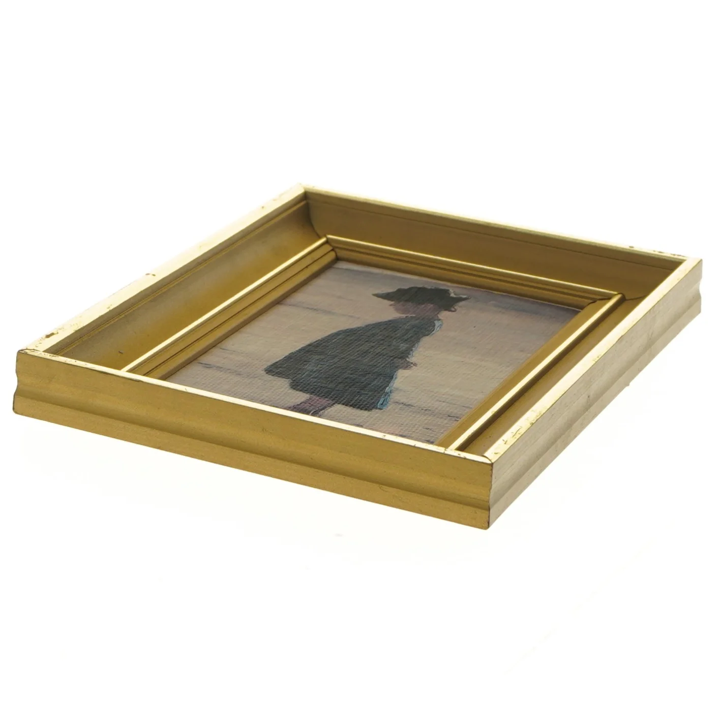 maleri med ramme af P.S. Krøyer (str. 20,5x16 cm)