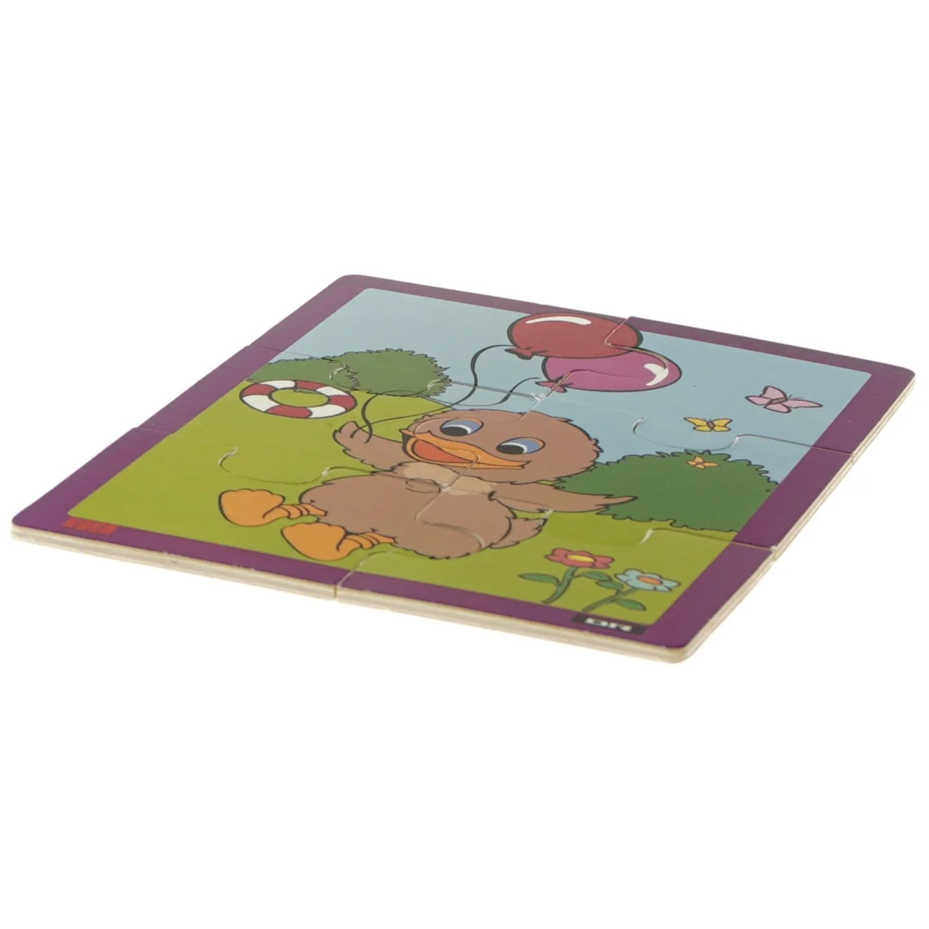 Børnepuslespil med andemotiv (str. 20x16 cm)