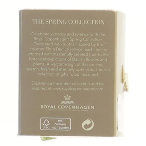 Royal Copenhagen Flora Danica ornament fra Royal Copenhagen (str. 6 cm)