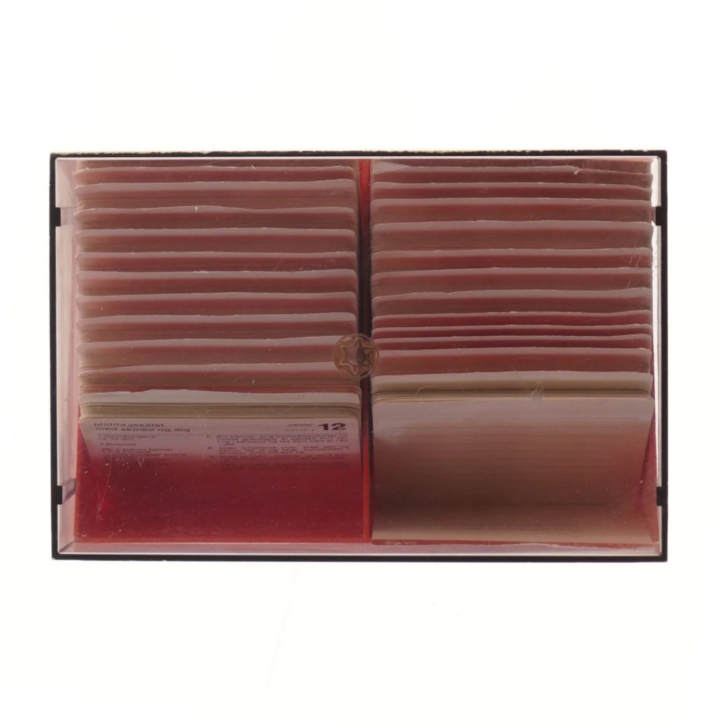 Opskriftkort i boks (str. 22x14,5 cm) (Bog)