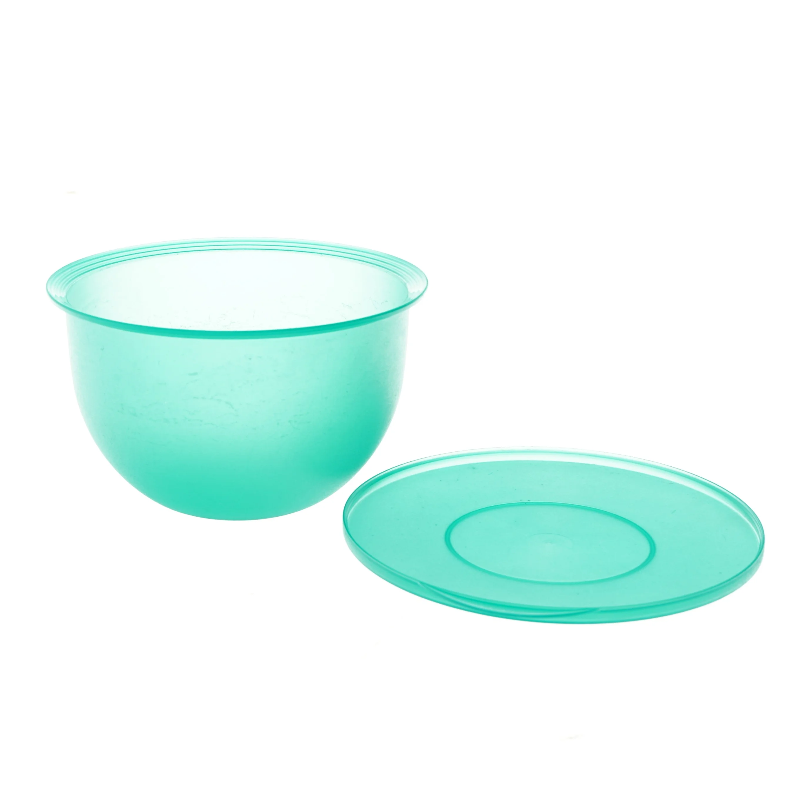 Plastikskål med låg fra Tupperware (str. Ø 21x14 cm)