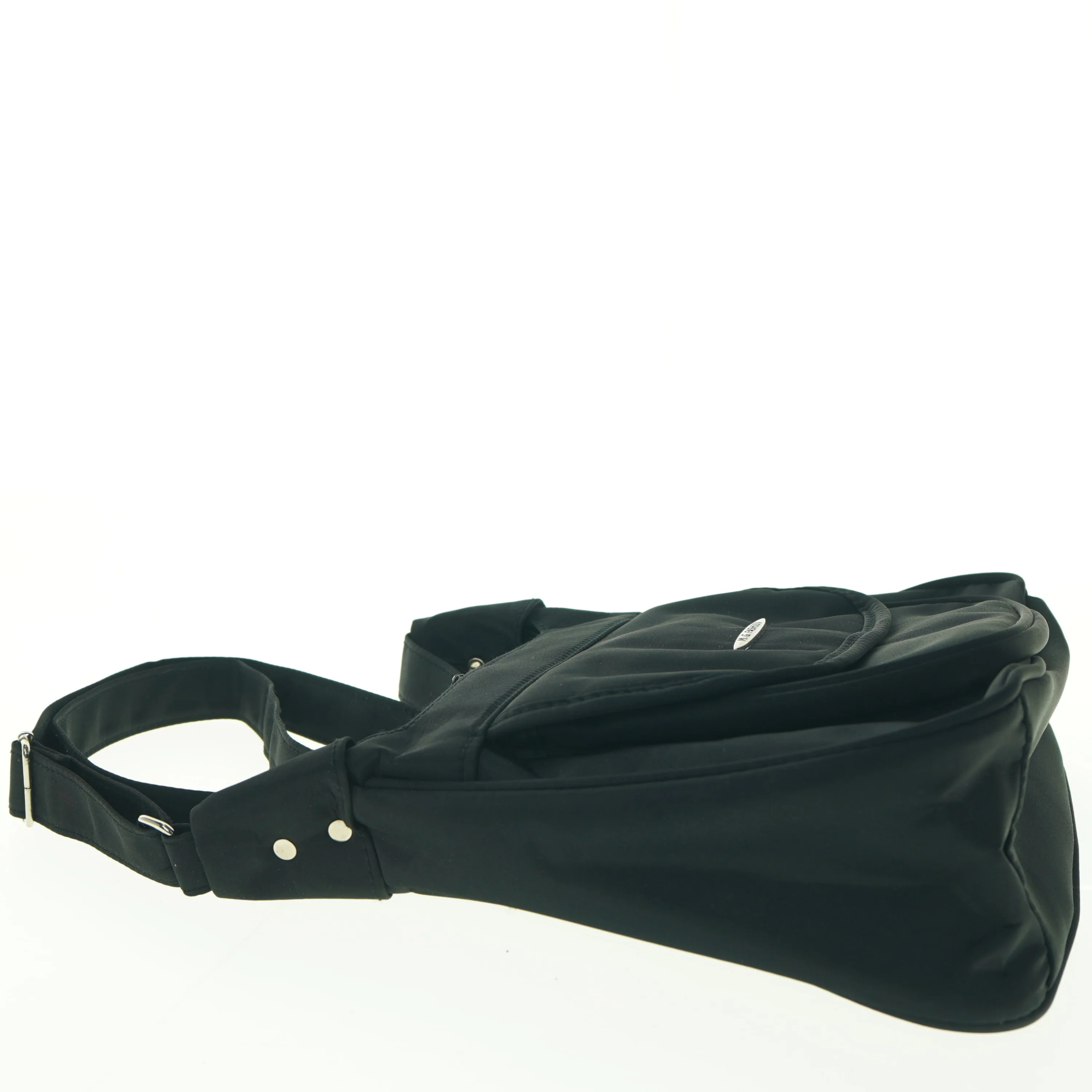 Sort crossover taske fra M. G. Fashion (str. 31 x 22 cm)