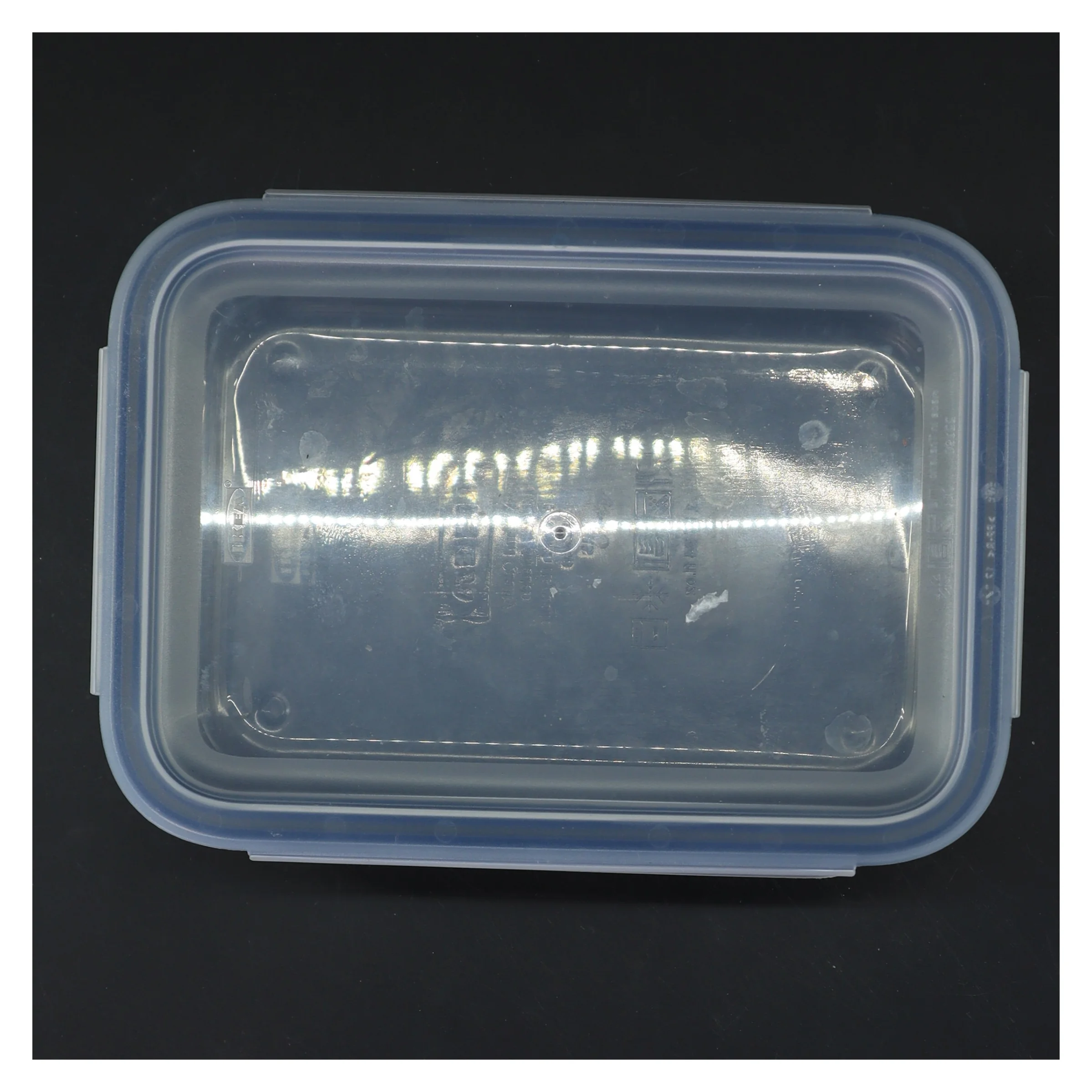 Glasfødevarebeholder med låg fra LiteraX (str. 15x21 cm)