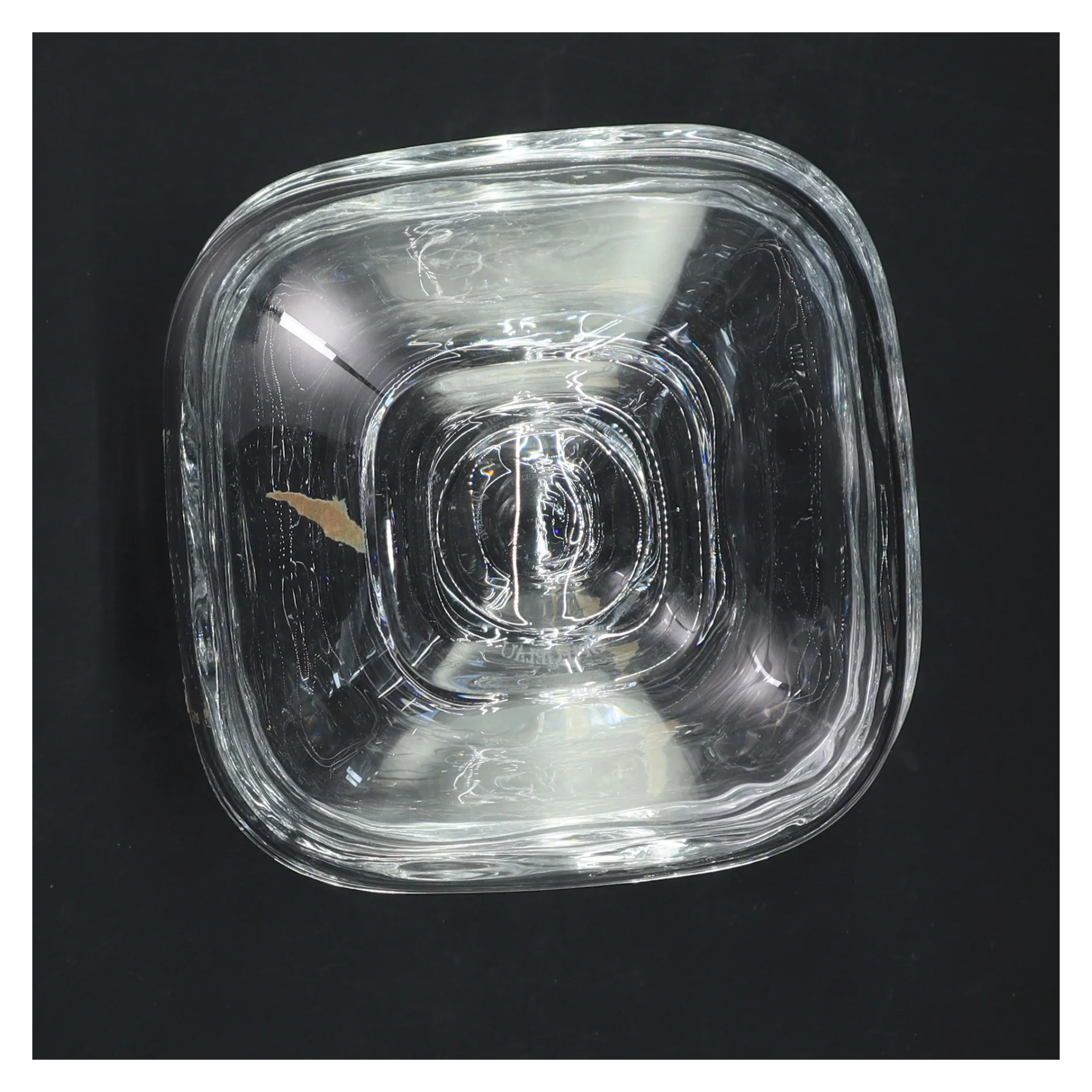 Sæt af 4 glasskåle (str. 4 stk 13x13 cm)