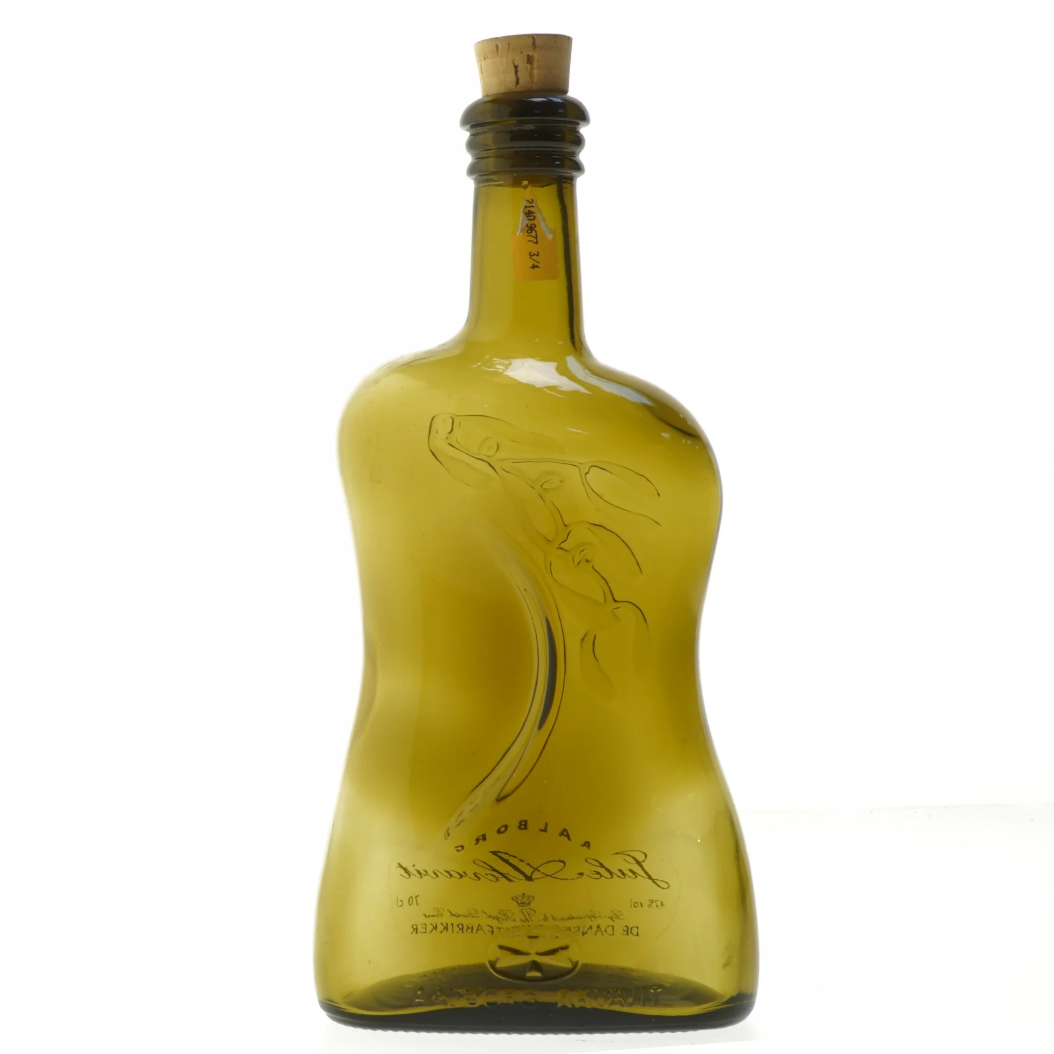 Jule Akvavit flaske fra Aalborg (str. 27,5 cm)