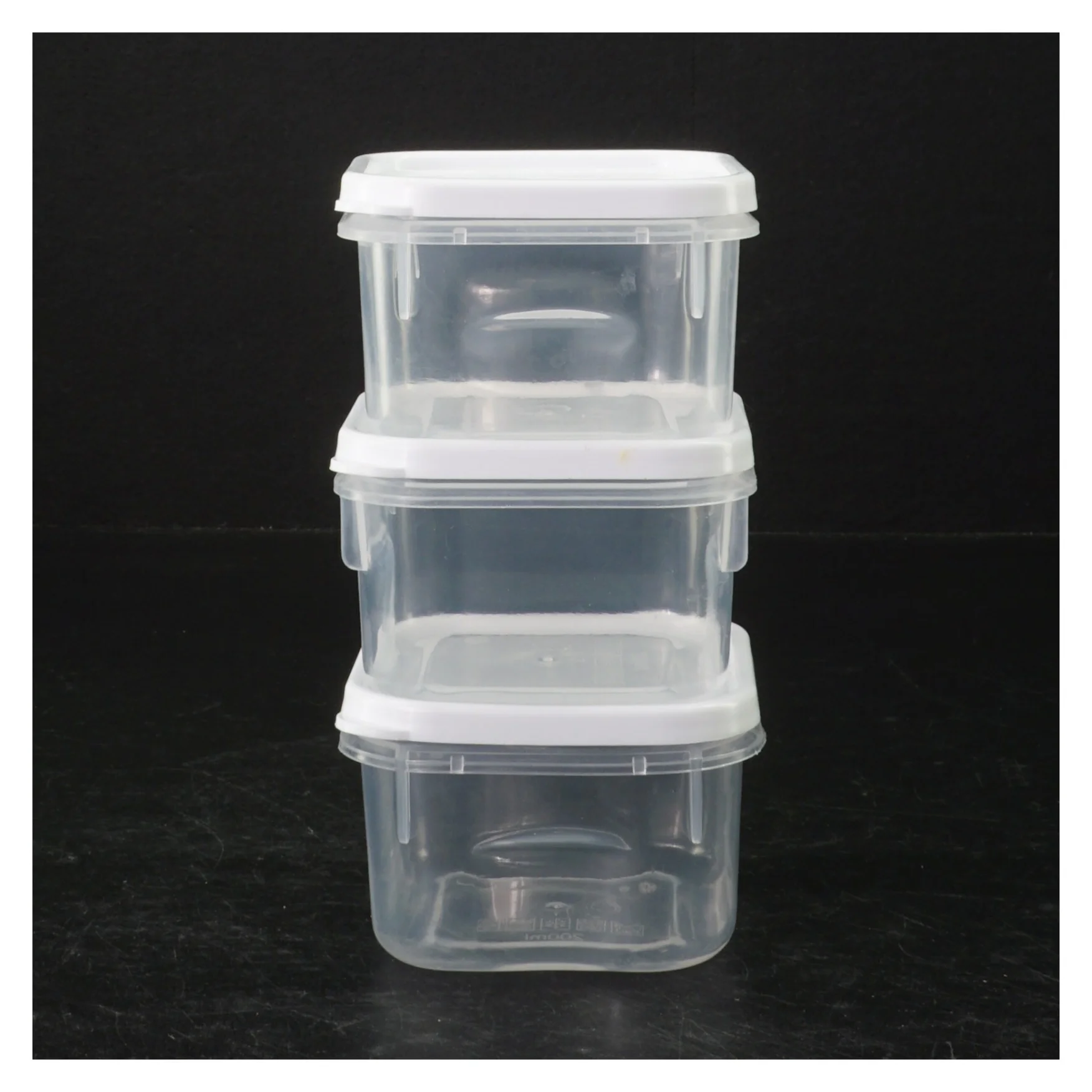 Plastik opbevaringsbokse (str. 200 ml)