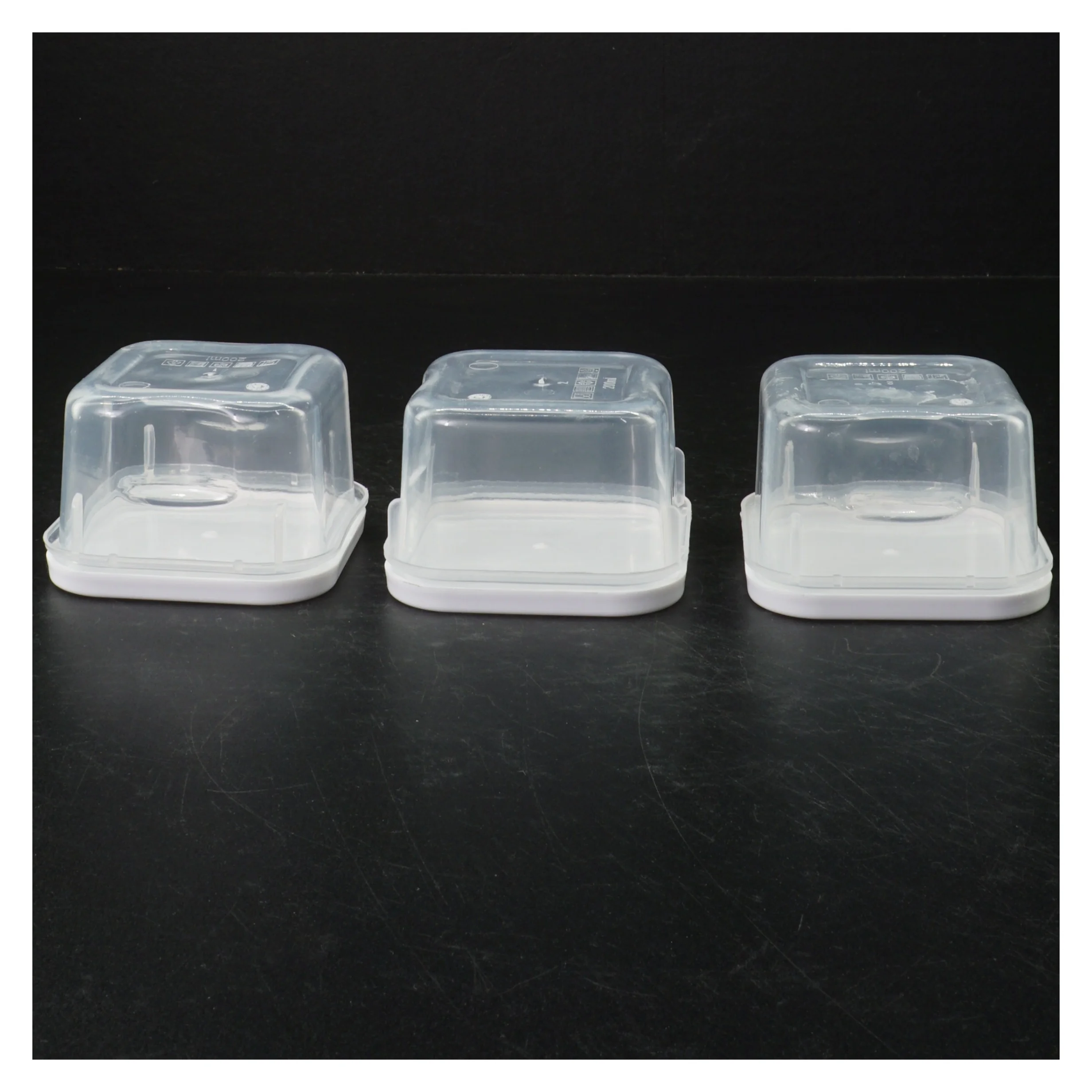 Plastik opbevaringsbokse (str. 200 ml)