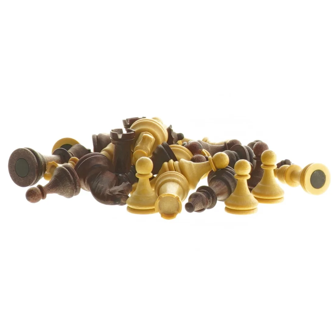 Magnetisk skakbrikker (str. 2,5-5 cm)