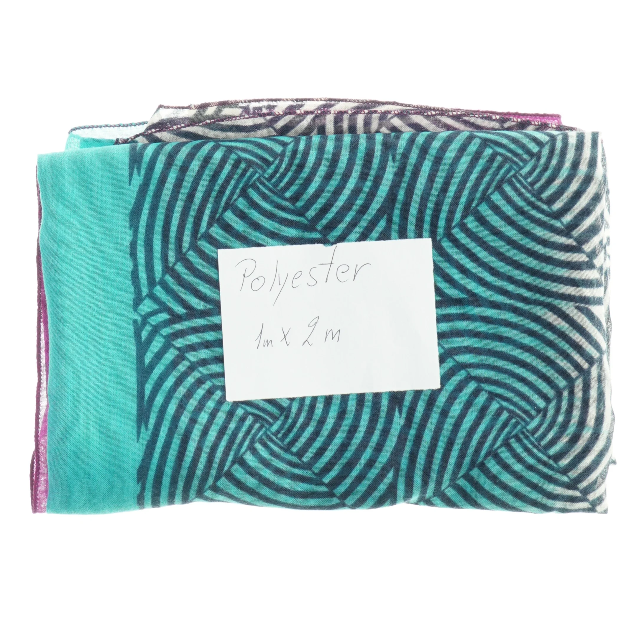 Mønstret polyester tørklæder (str. 1 x 2 m)