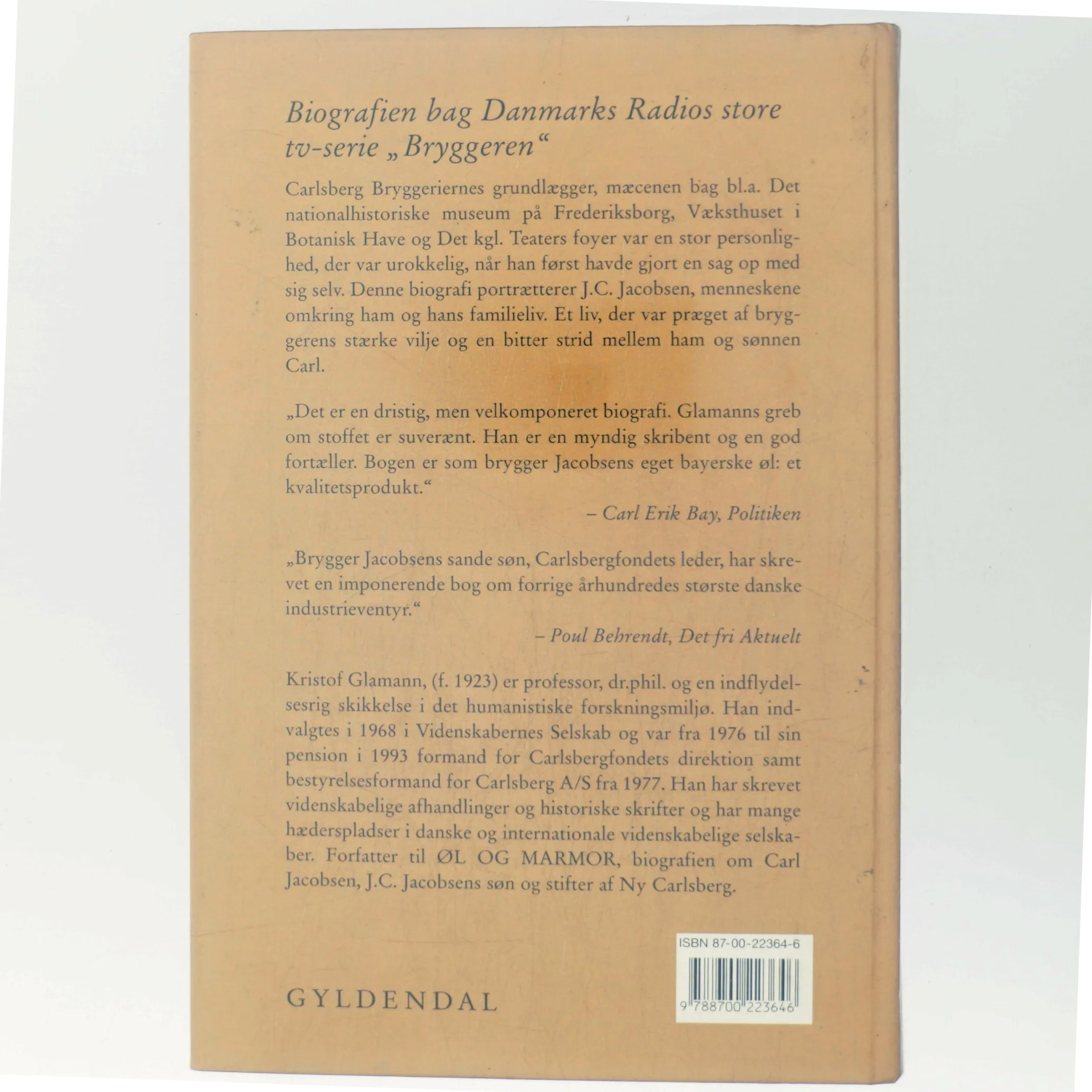 Bryggeren : J.C. Jacobsen på Carlsberg af Kristof Glamann (Bog)