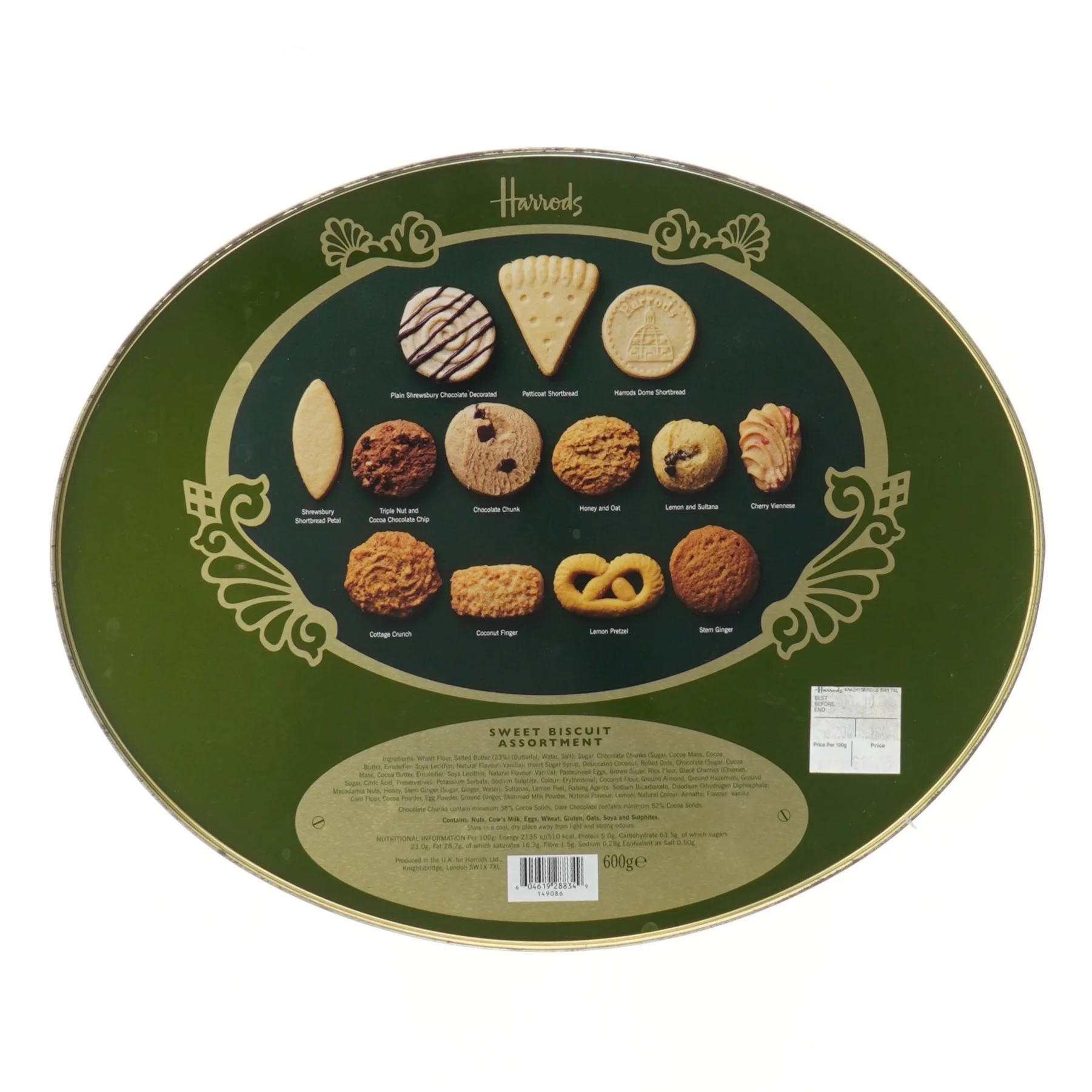 Harrods kageæske (str. 31,5x25,5 cm)