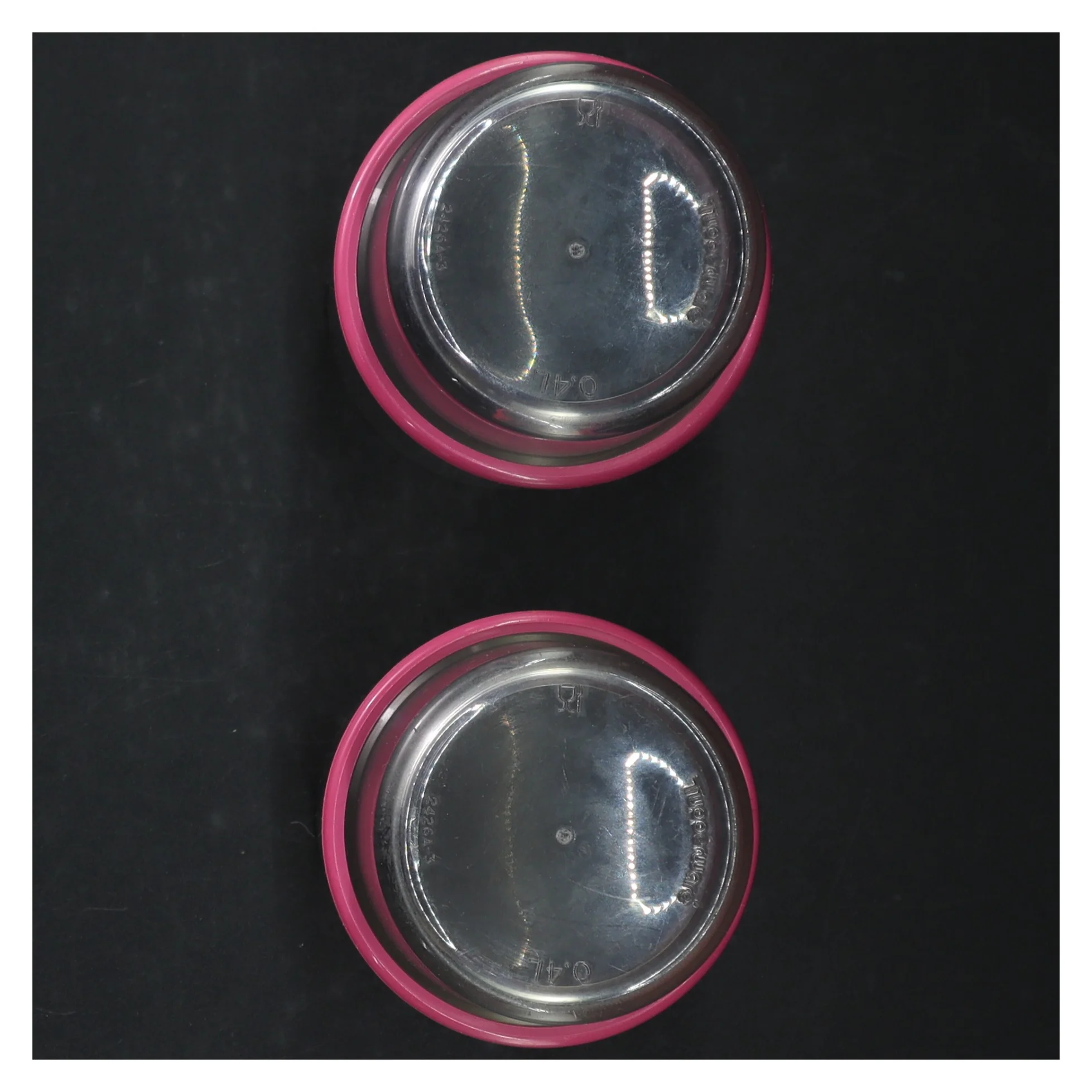 Drikkeglas 4,5 dl fra Tupperware (str. H 12 cm, ø 7,5 cm)