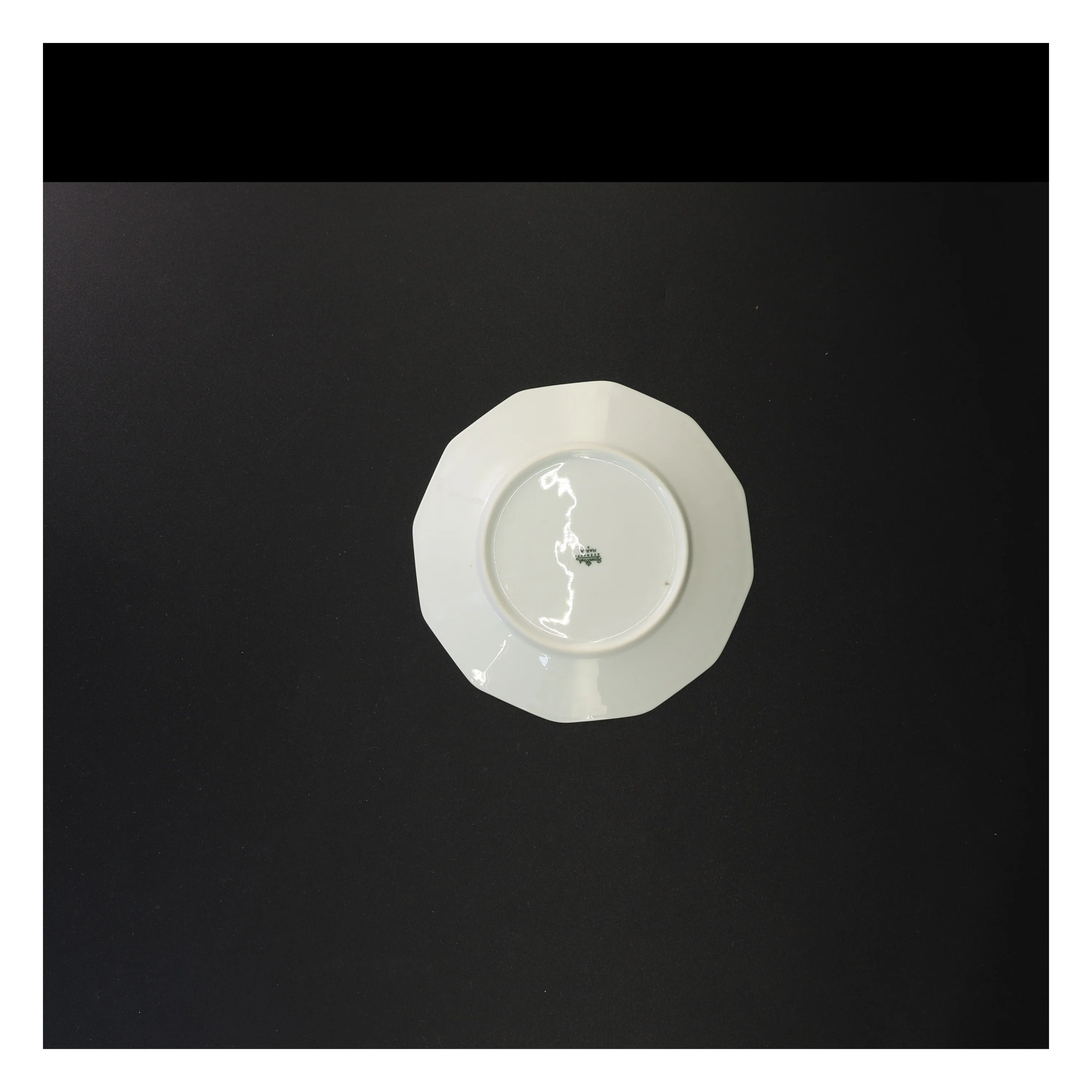 2 tallerkener med blåt blomstermønster fra Rosenthal (str. Diameter 15 cm)