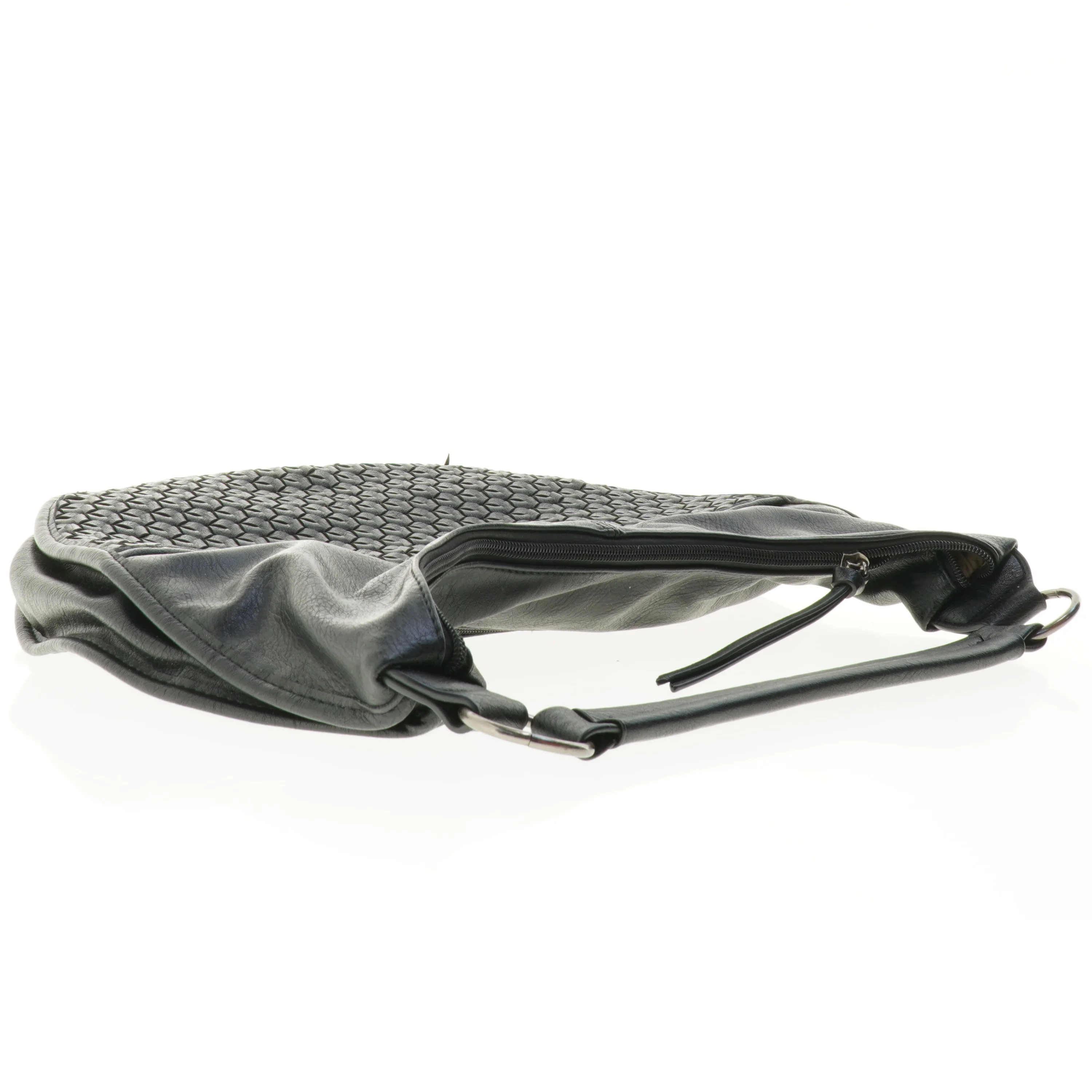 Sort skuldertaske fra Mandoline (str. 42 x 37 cm)