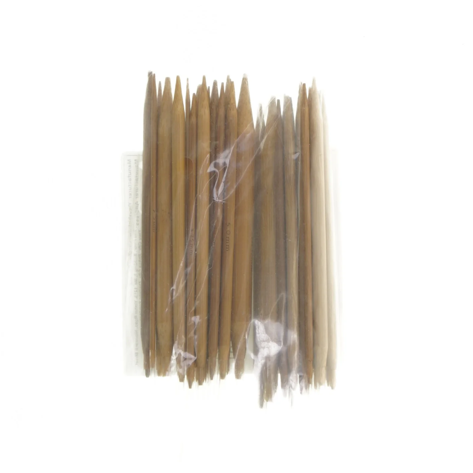 Bambusstrikkepinde sæt (str. 27 cm)