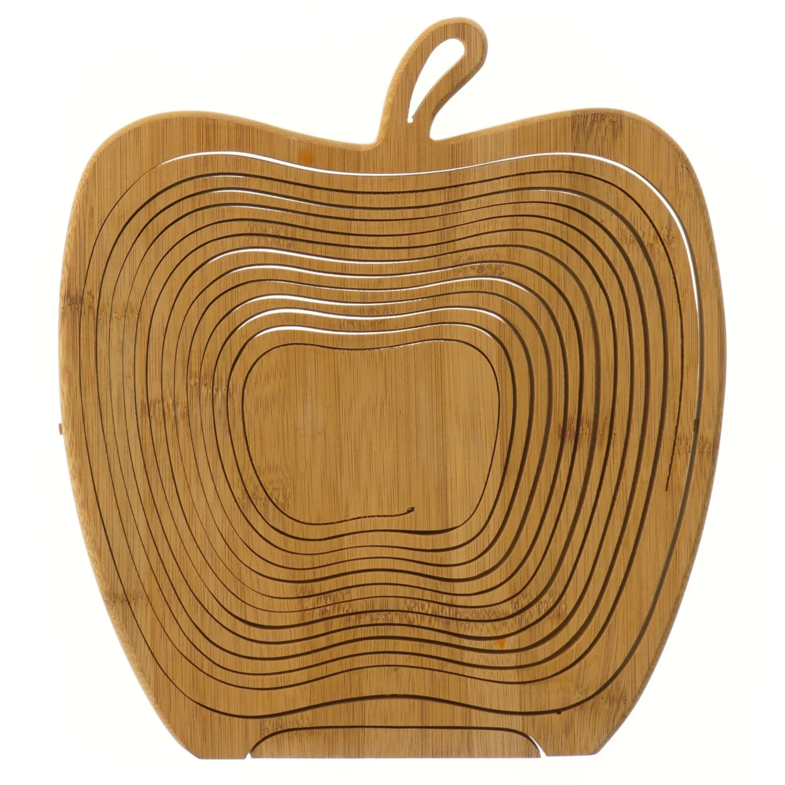 Bambus skåleformet æble (str. 30x27 cm)